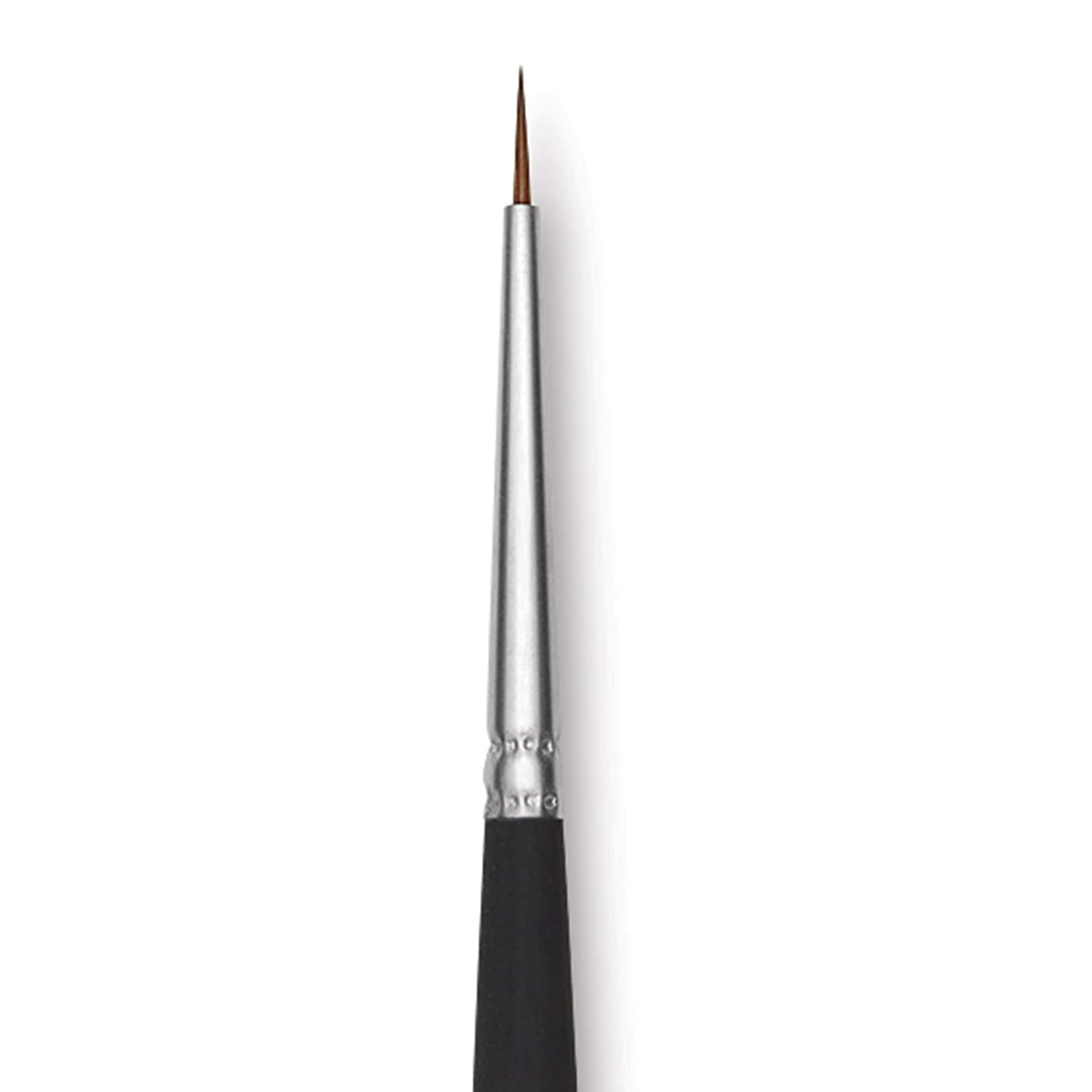 Princeton Aqua Elite Series 4850 Synthetic Brush - Round, Size 3/0, Short Handle, close up