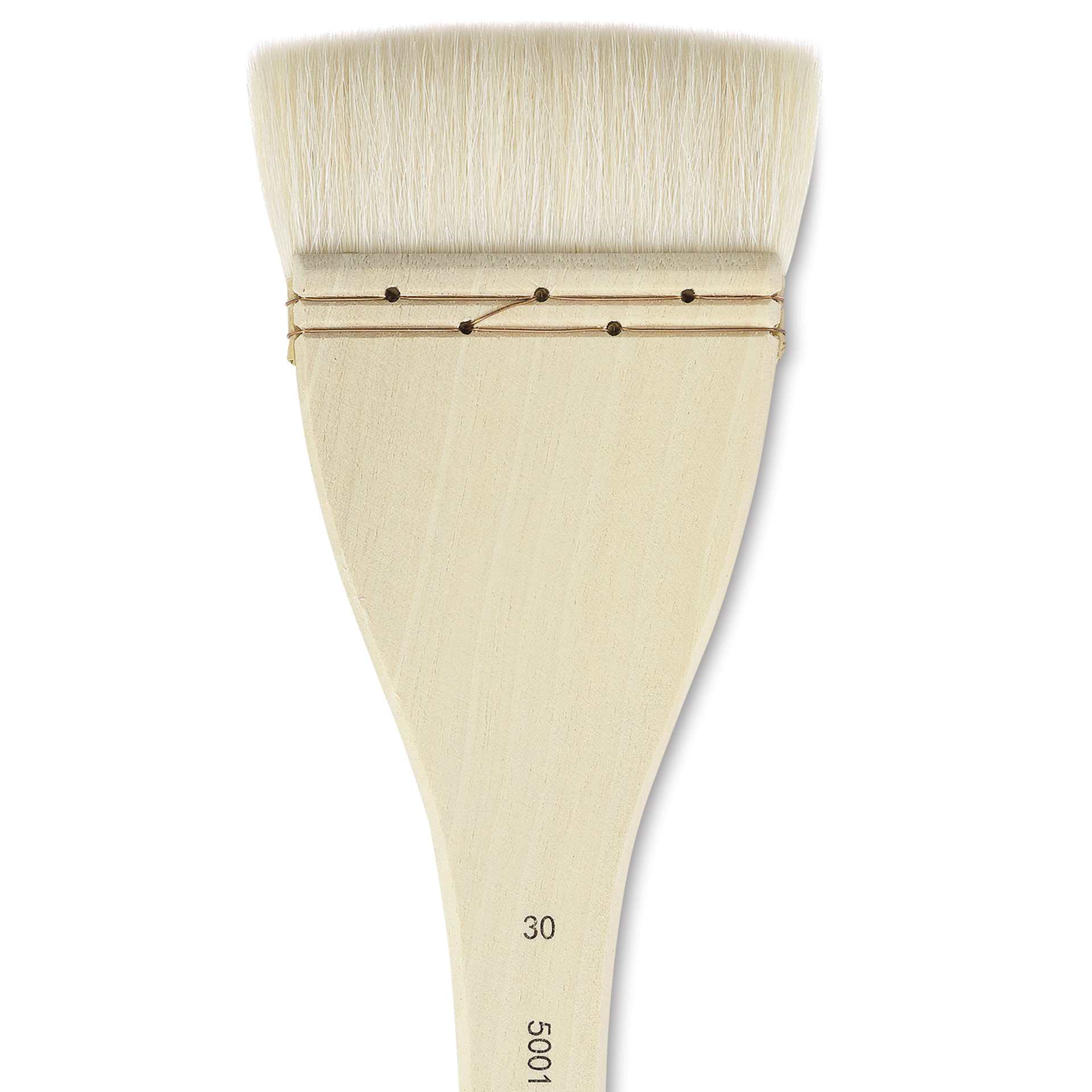 Silver Brush Atelier Flat Hake Brush - Size 30, Long Handle