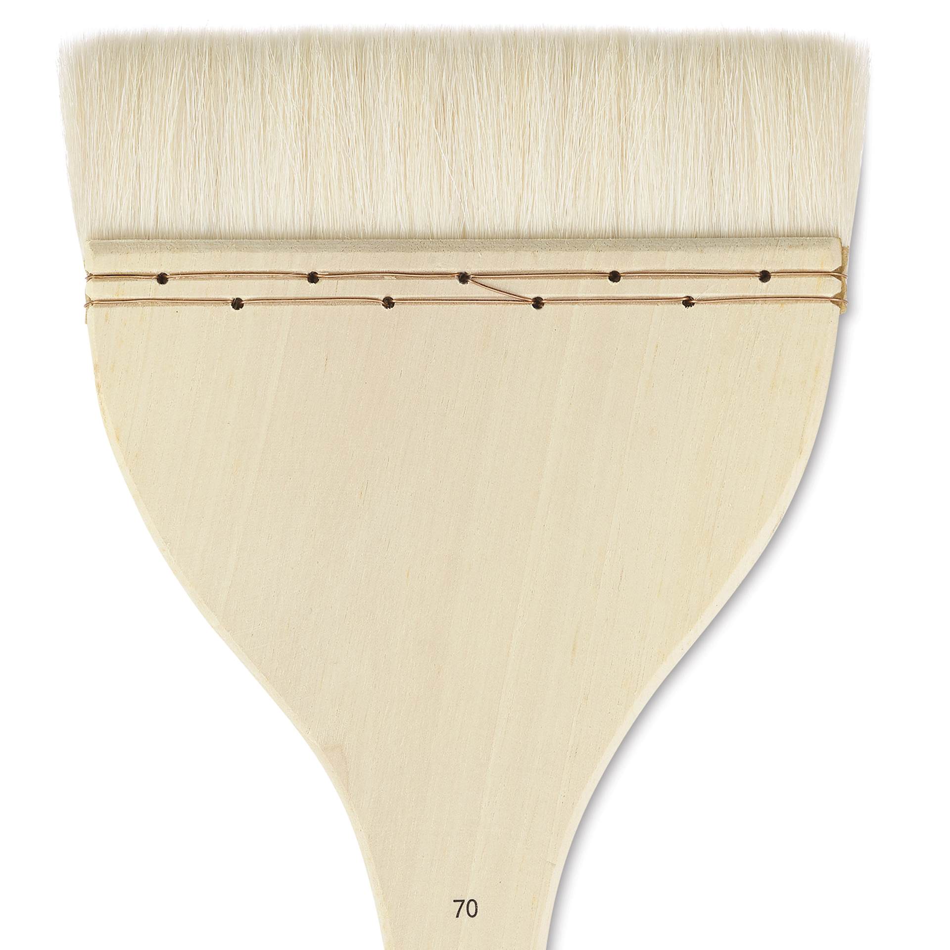 Silver Brush Atelier Flat Hake Brush - Size 70, Long Handle