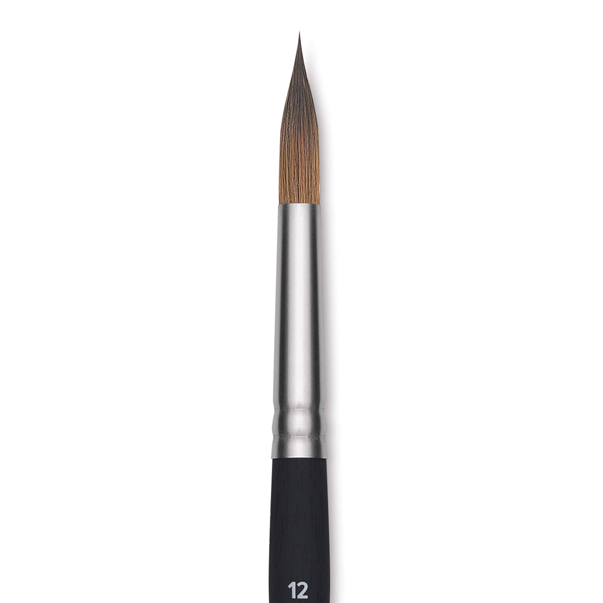 Princeton Aqua Elite Series 4850 Synthetic Brush - Long Round, Size 12, Short Handle, close up