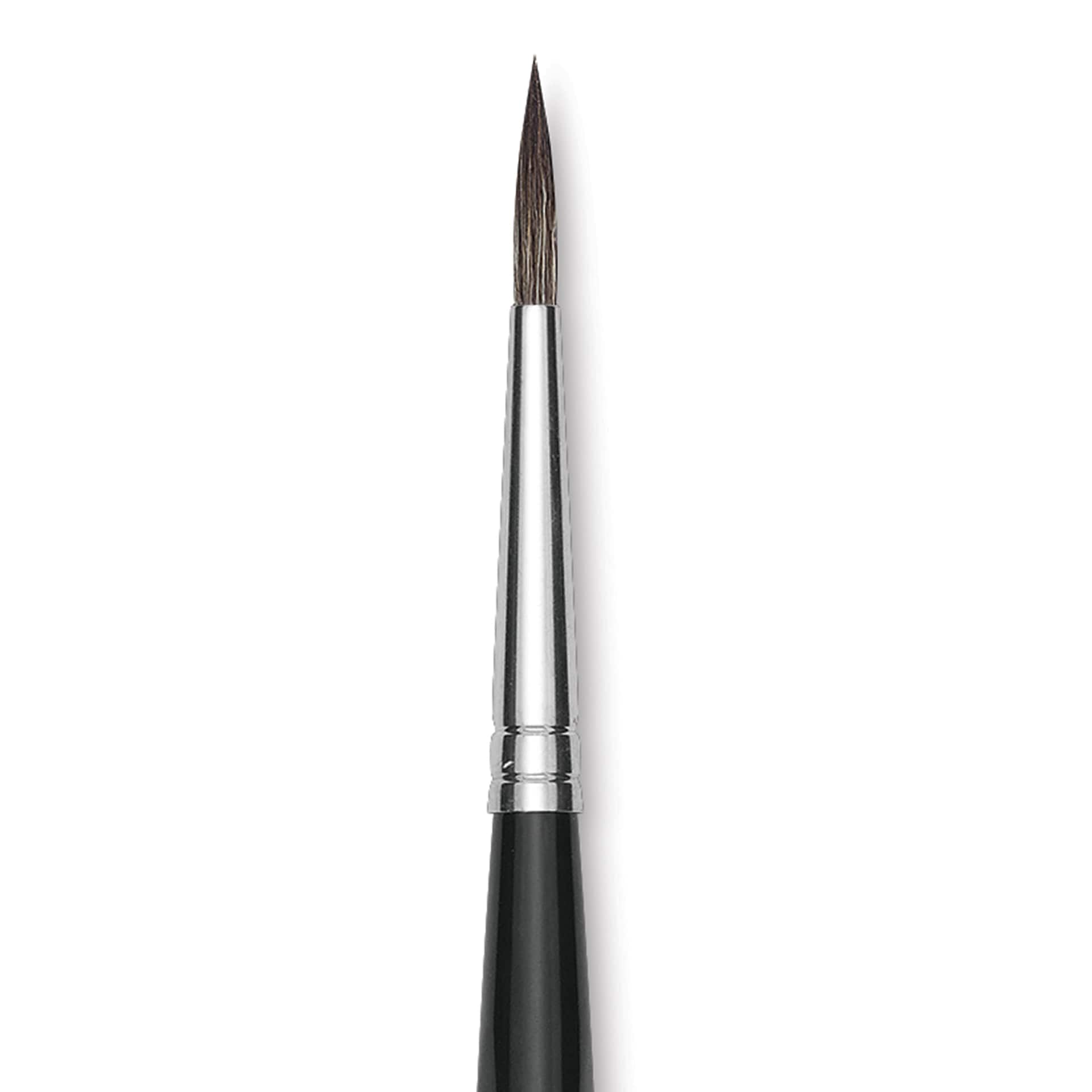 Da Vinci Casaneo Synthetic Squirrel Watercolor Brush - Round, Size 5, Short Handle, Synthetic, close up