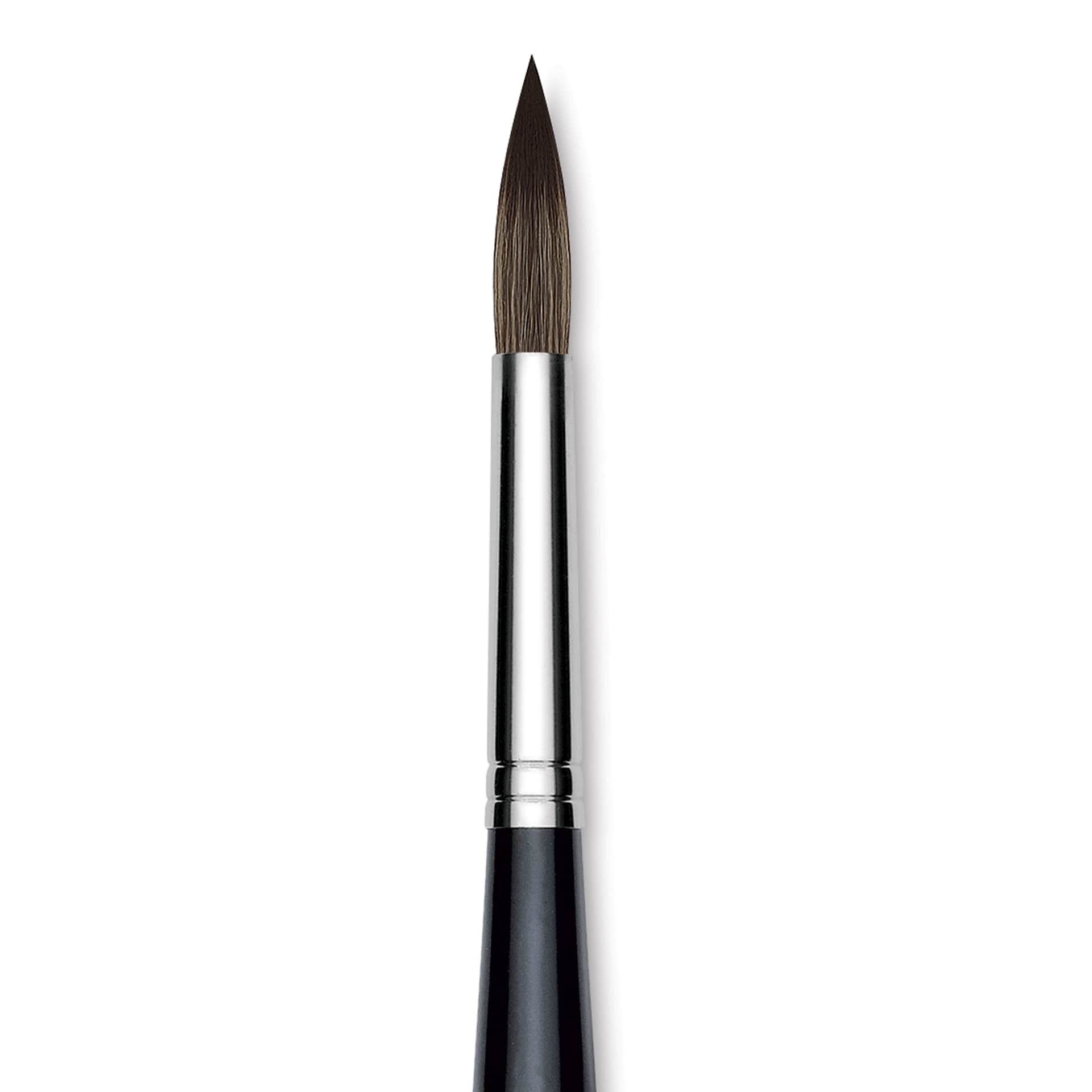 Da Vinci Casaneo Synthetic Squirrel Watercolor Brush - Round, Size 10, Short Handle, Synthetic, close up