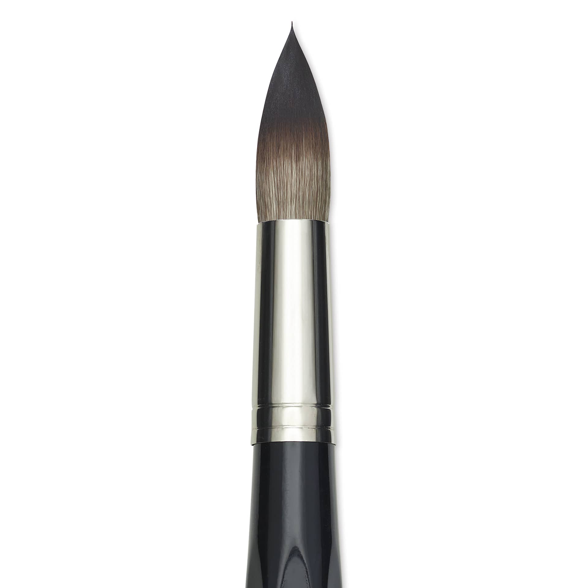 Da Vinci Casaneo Synthetic Squirrel Watercolor Brush - Round, Size 40, Short Handle, close-up