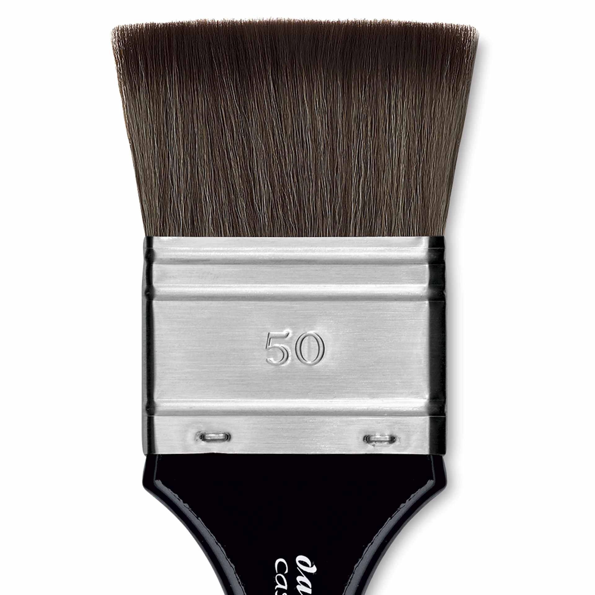 Da Vinci Casaneo Synthetic Squirrel Watercolor Brush - Mottler, Size 50, Short Handle, Synthetic, close up