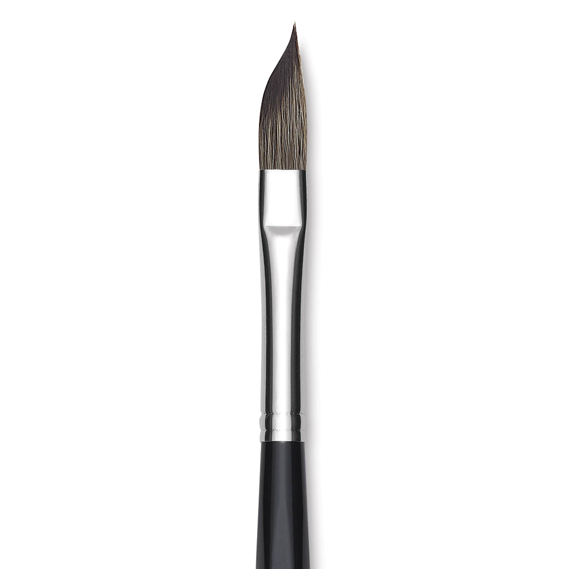 Da Vinci Casaneo Synthetic Squirrel Watercolor Brush - Slant, Size 10, Short Handle, Synthetic, close up