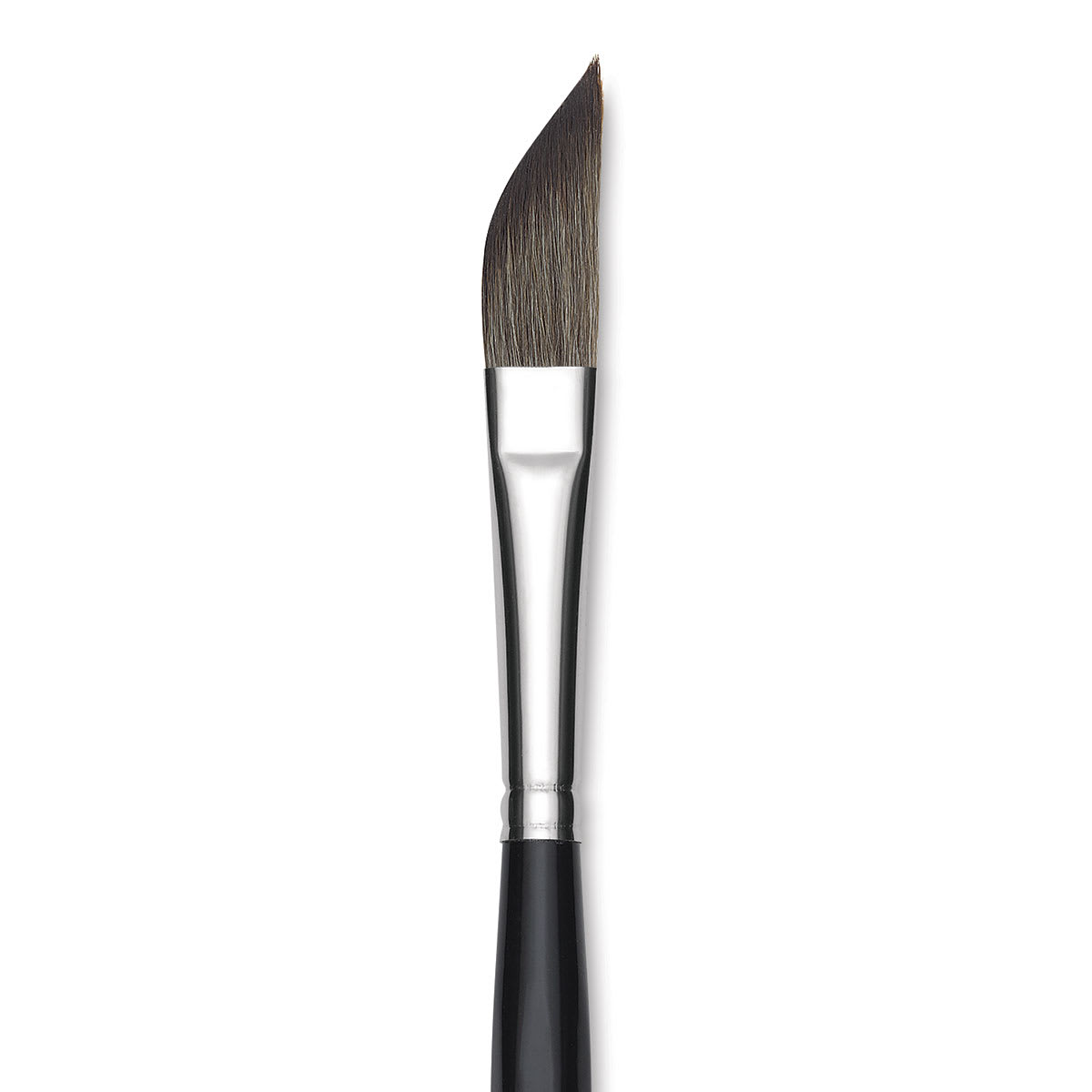 Da Vinci Casaneo Synthetic Squirrel Watercolor Brush - Slant, Size 14, Short Handle, Synthetic close up