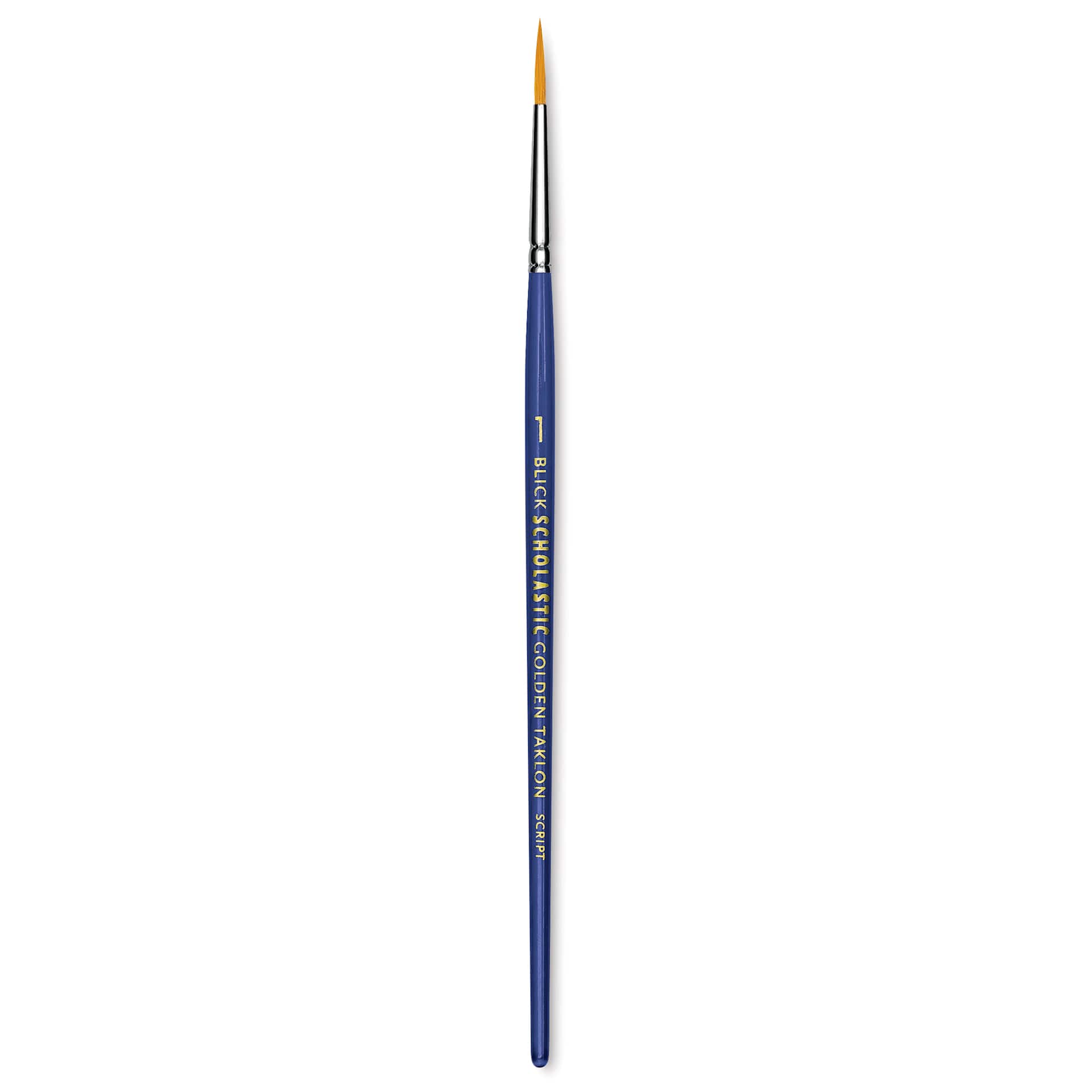 Blick Scholastic Golden Taklon Brush - Script, Size 1
