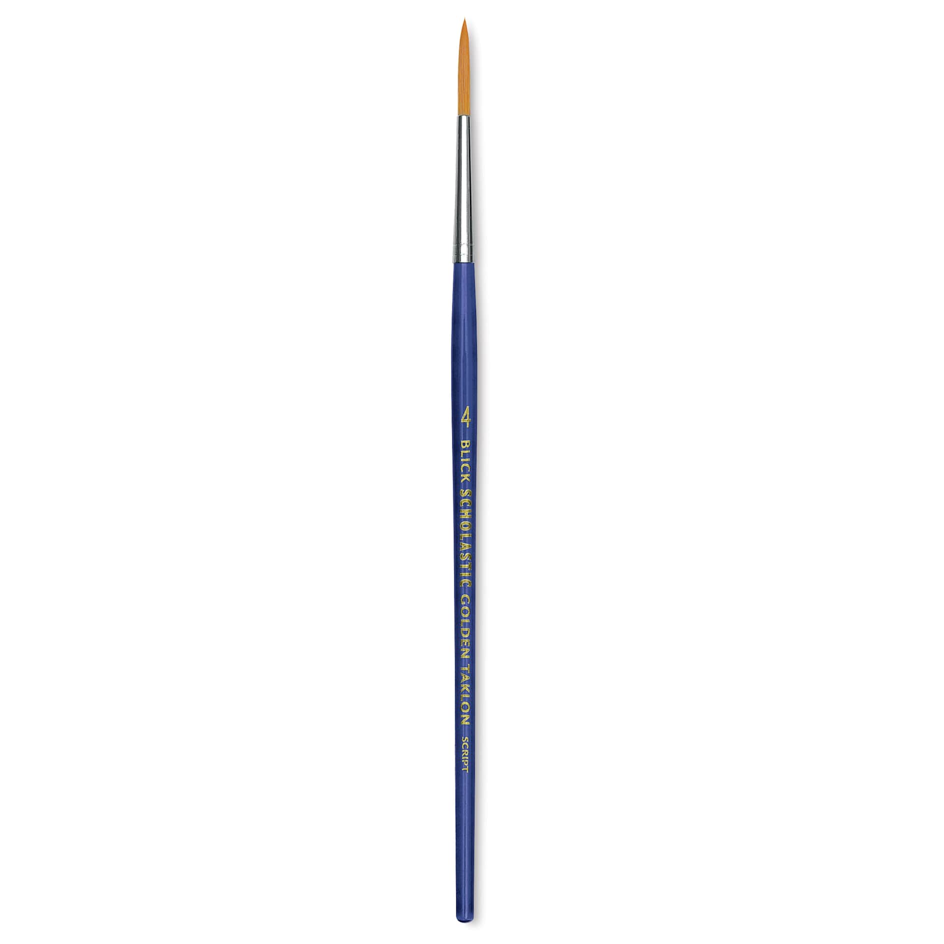 Blick Scholastic Golden Taklon Brush - Script, Size 4