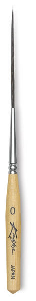 Kafka Design Pinstriping Brushes - Size 0 Brush shown vertically