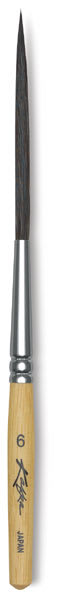 Kafka Design Pinstriping Brushes - Size 6 Brush shown vertically