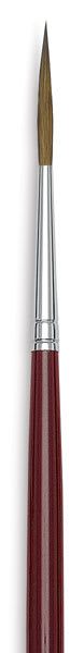 Da Vinci Kolinsky Red Sable Oil Brushes - Closeup of Medium Liner