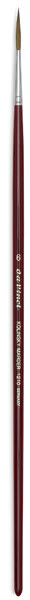 Da Vinci Kolinsky Red Sable Oil Brushes - Medium Liner shown upright