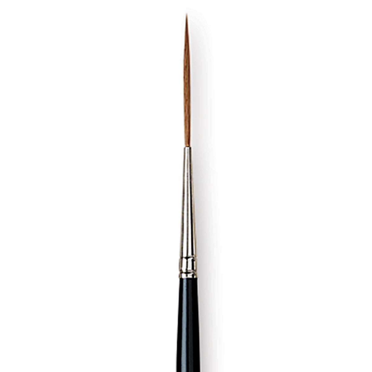Da Vinci Kolinsky Red Sable Brush - Extra Long Pointed Liner, Long Handle, Size 1 close up