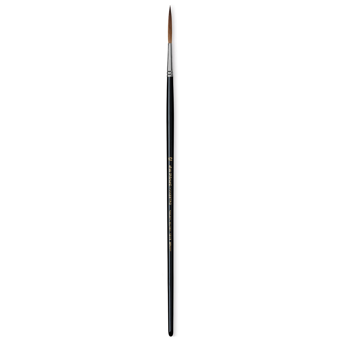 Da Vinci Kolinsky Red Sable Brush - Extra Long Pointed Liner, Long Handle, Size 12