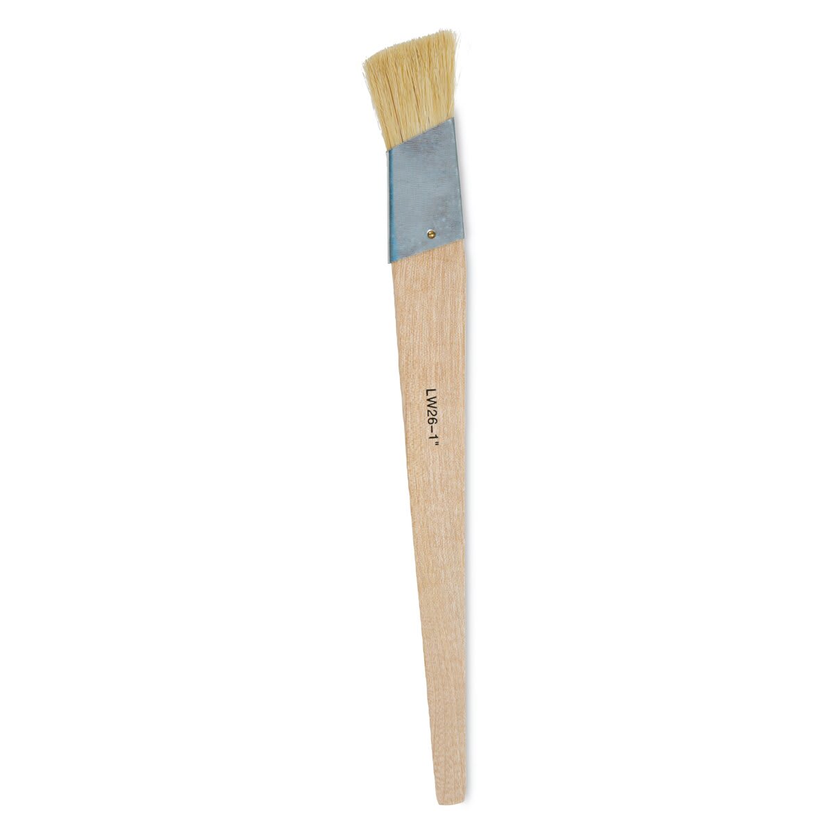 Royal & Langnickel Bristle Angular Fitch Brush - Size 1", Short Handle
