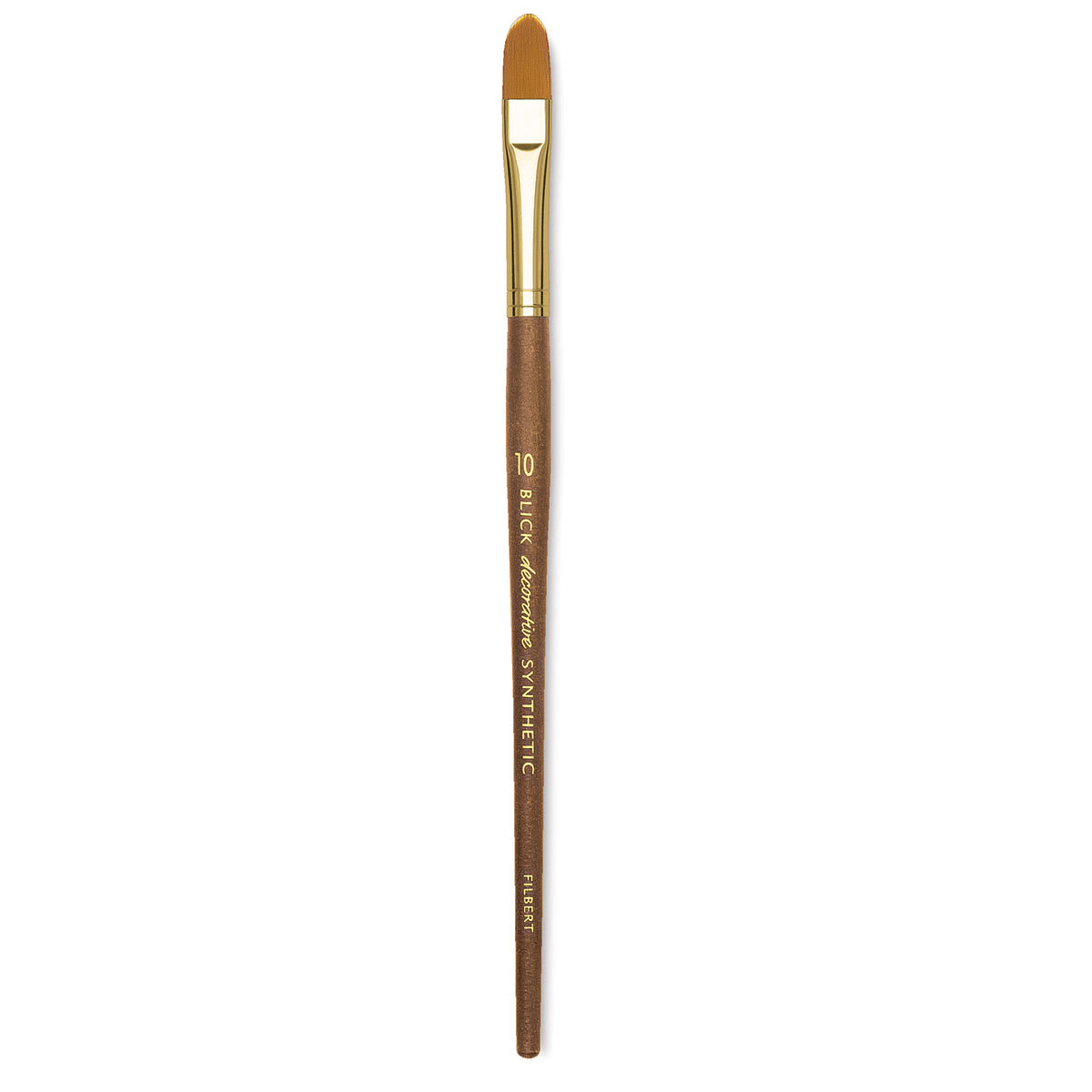 Blick Studio Decorative Brush - Filbert, Short Handle, Size 10