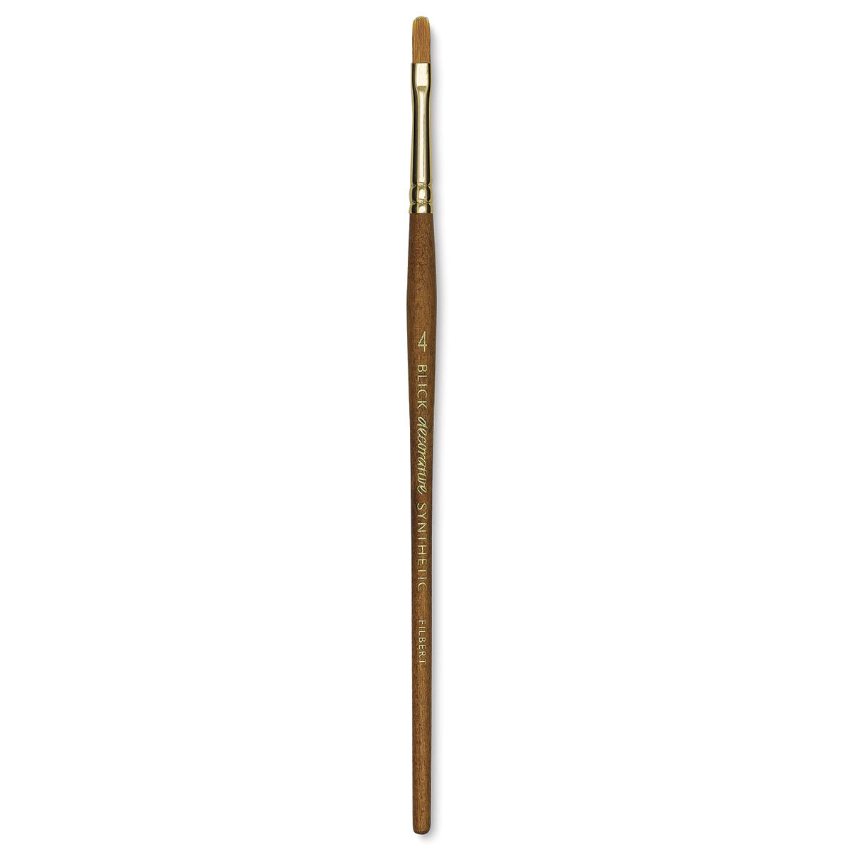 Blick Studio Decorative Brush - Filbert, Short Handle, Size 4