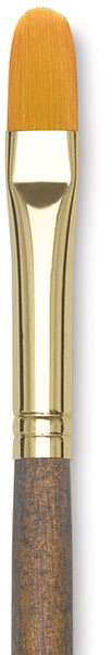 Blick Studio Decorative Brushes - Closeup of Filbert Brush