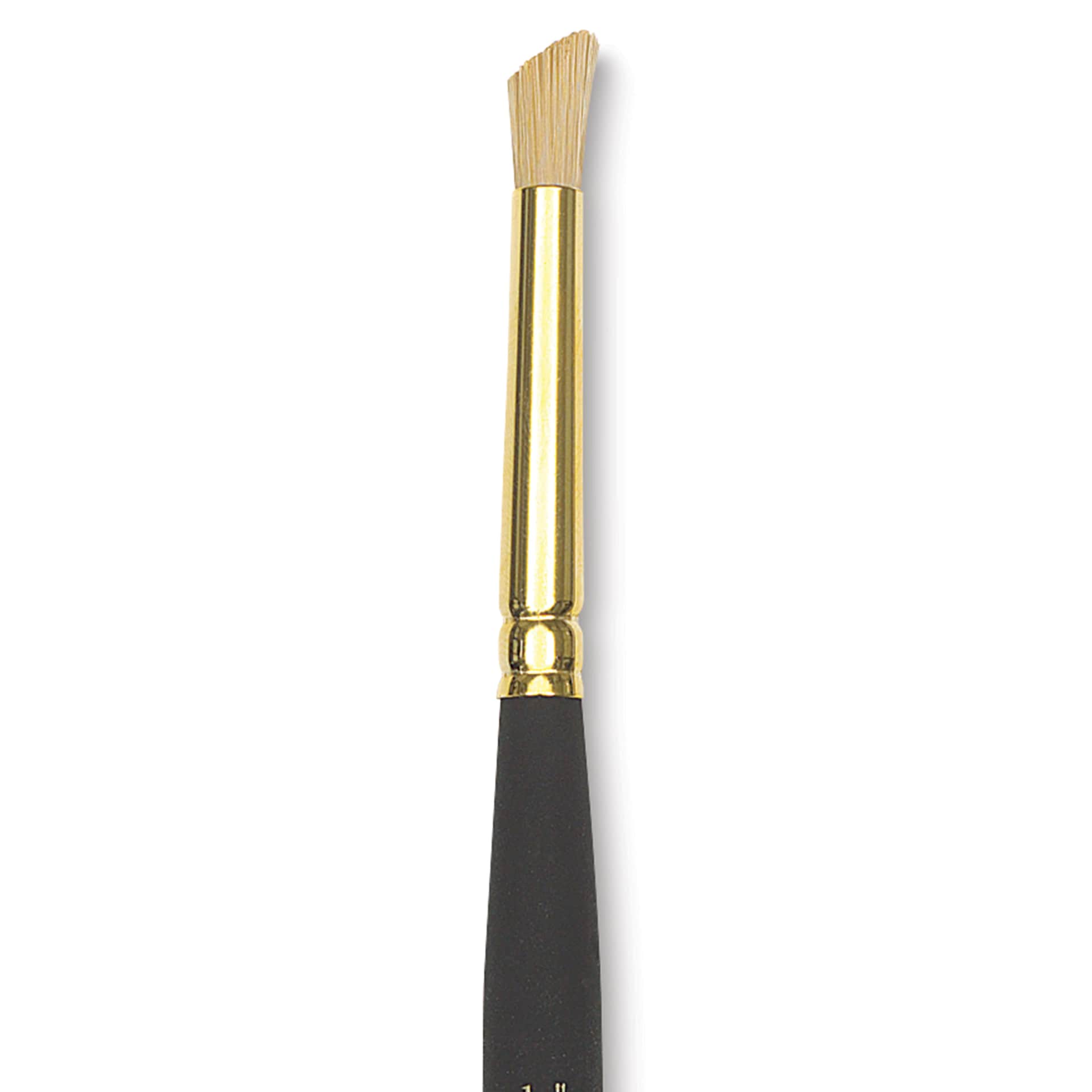 Princeton Mini Brush - Deerfoot Stippler, Mini Handle, 1/4", close-up