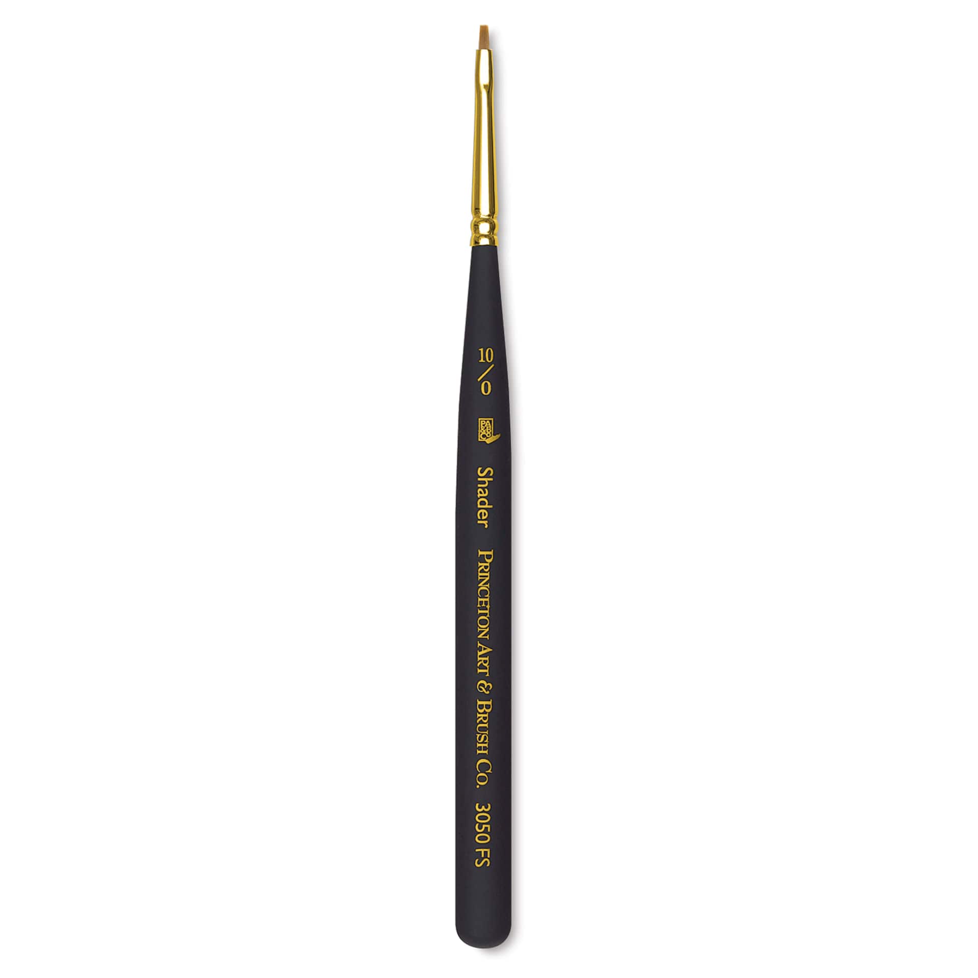 Princeton Mini Brush - Flat Shader, Mini Handle, 10/0
