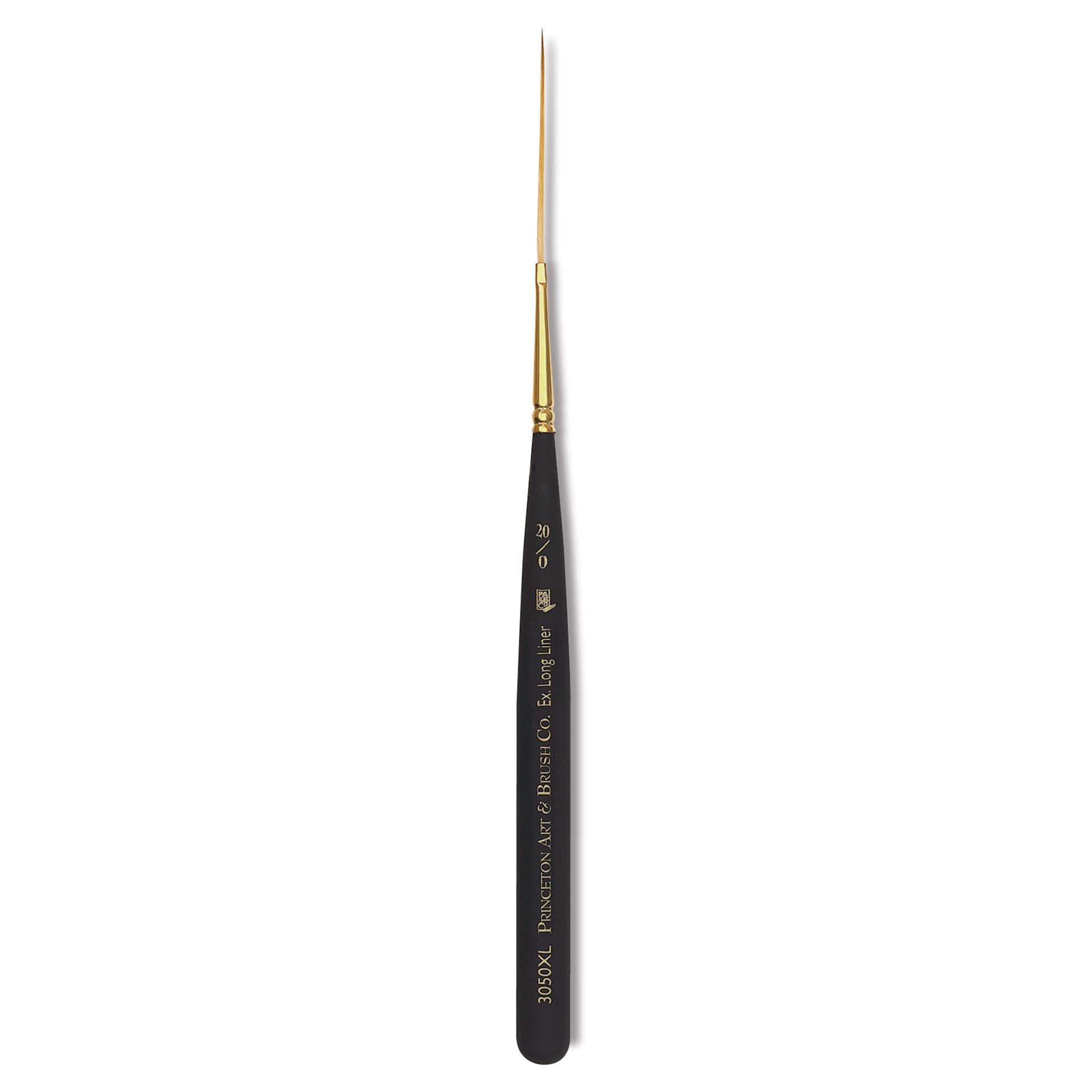 Princeton Mini Brush - Extra Long Liner, Mini Handle, 20/0
