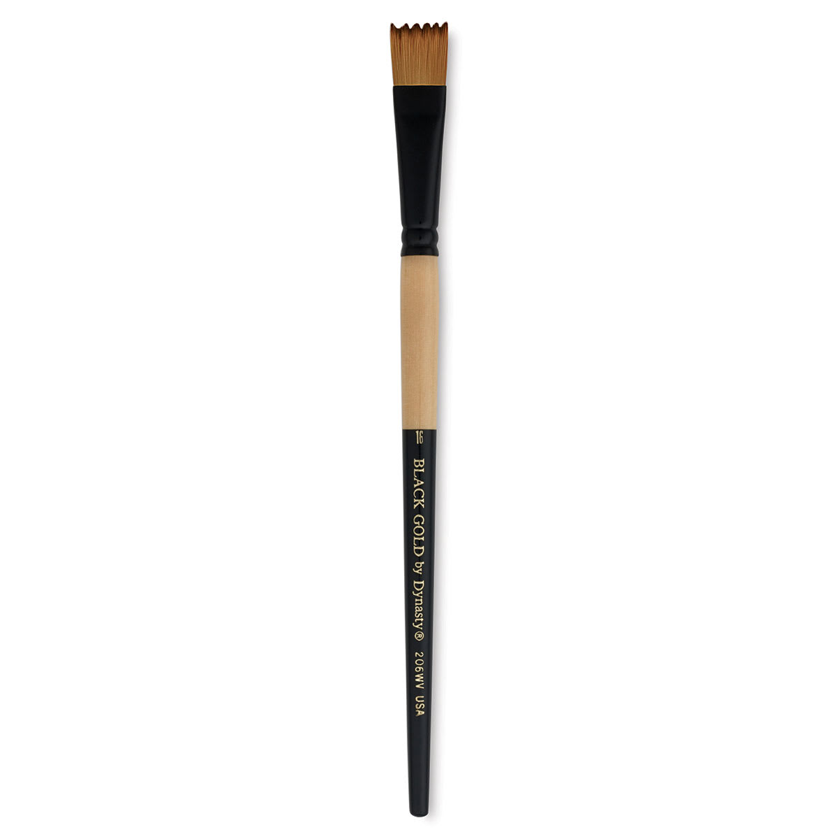Dynasty Black Gold Brush - Wave, Short Handle, Size 16