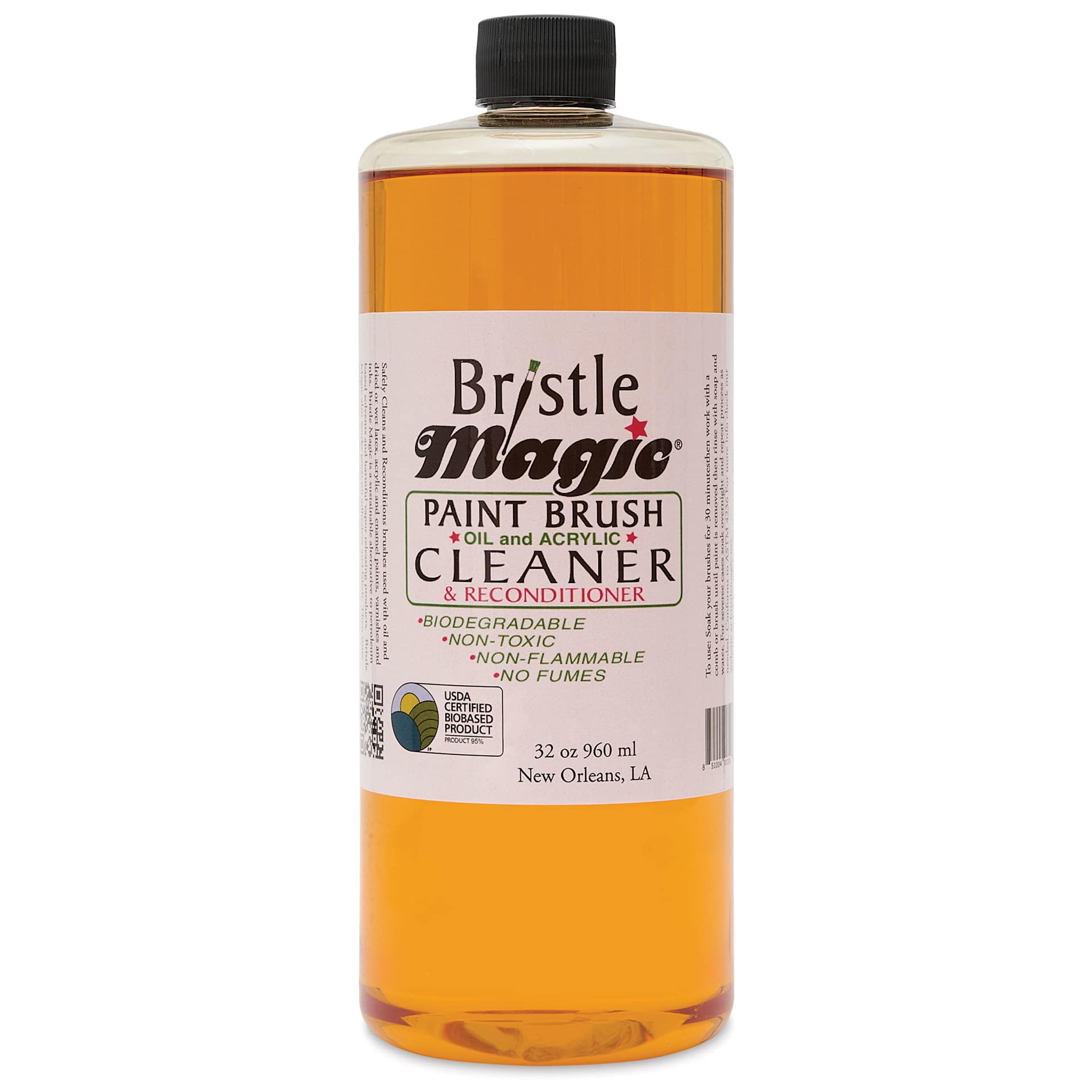 Bristle Magic Brush Cleaner, 32 oz bottle