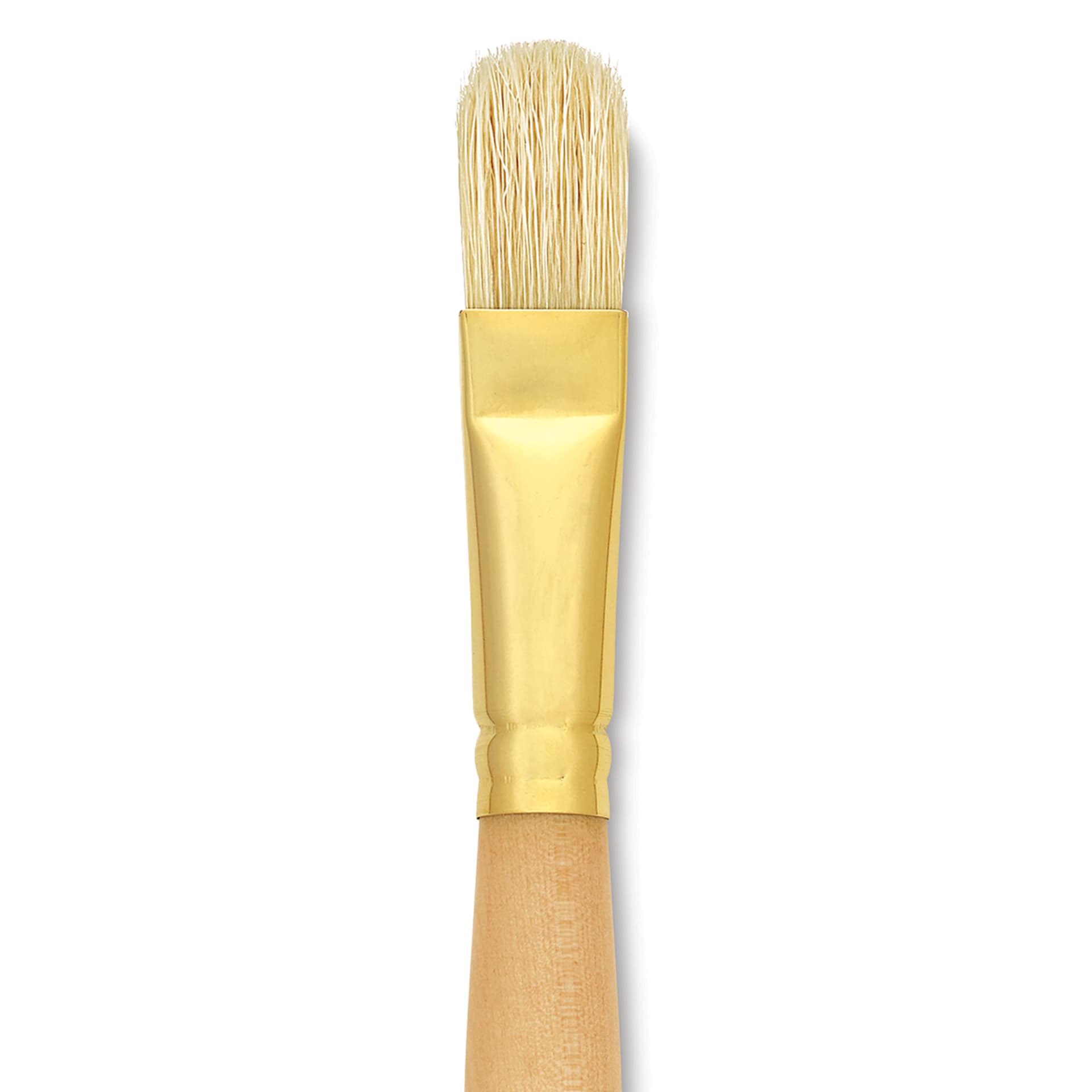 Raphaël D'Artigny Interlocked White Bristle Brush - D-Brush, Long Handle, Size 16