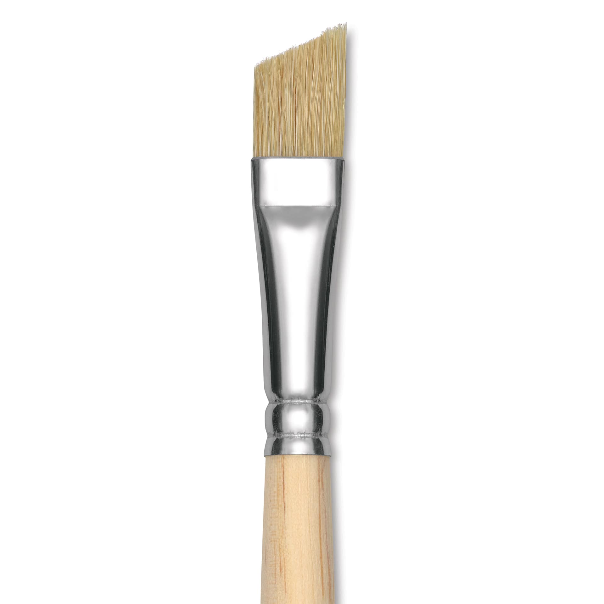 Dynasty Encaustic Brush - Angle, Size 1/2", close-up