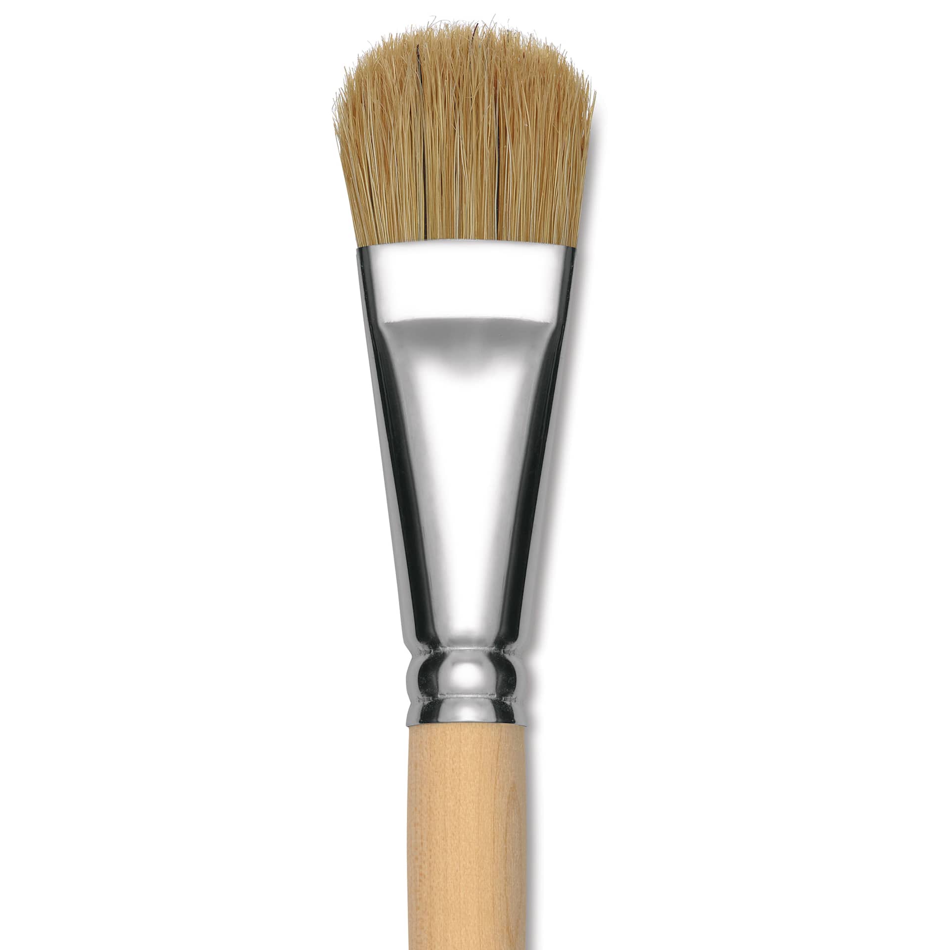 Dynasty Encaustic Brush - Oval, Size 1", close-up