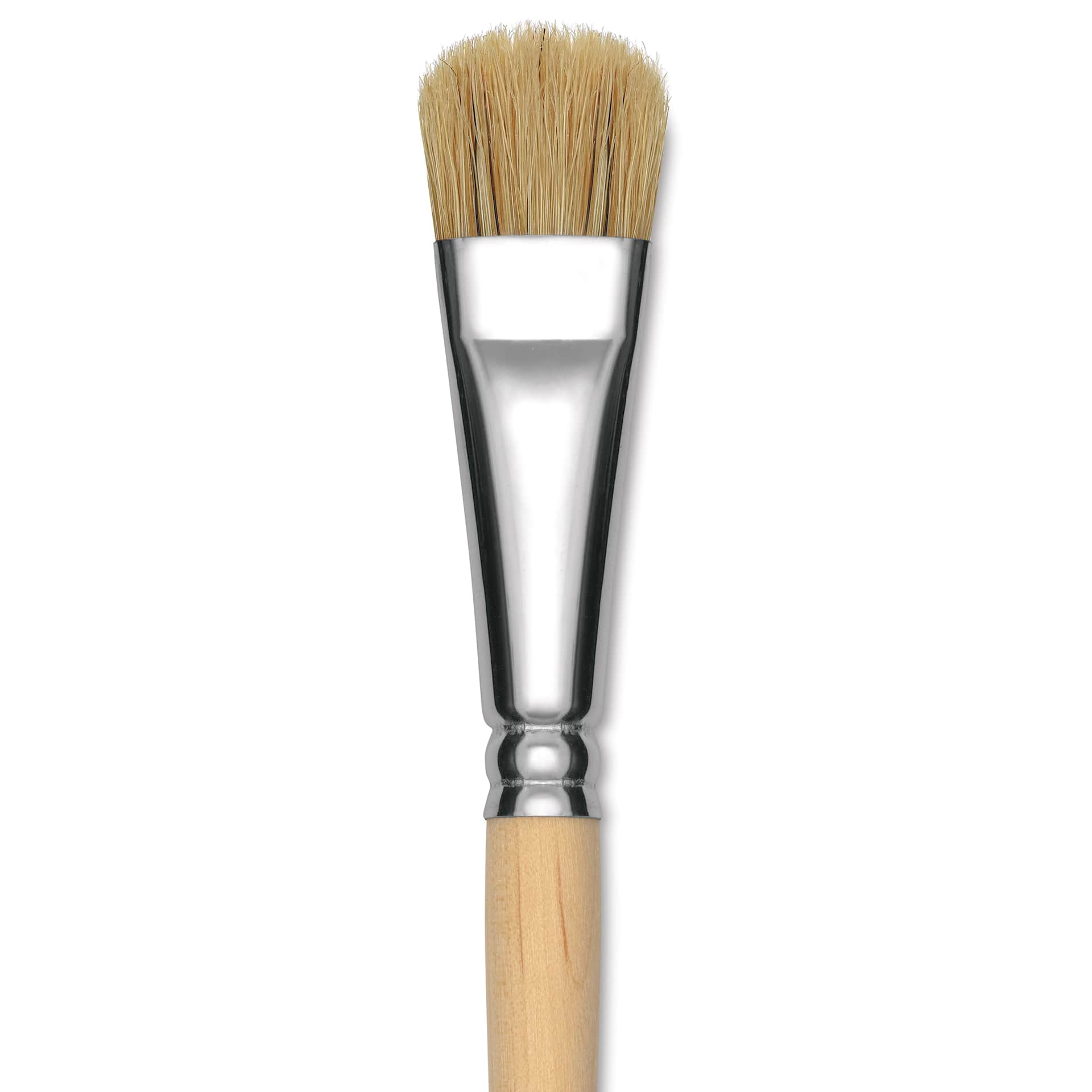 Dynasty Encaustic Brush - Oval, Size 3/4", close-up