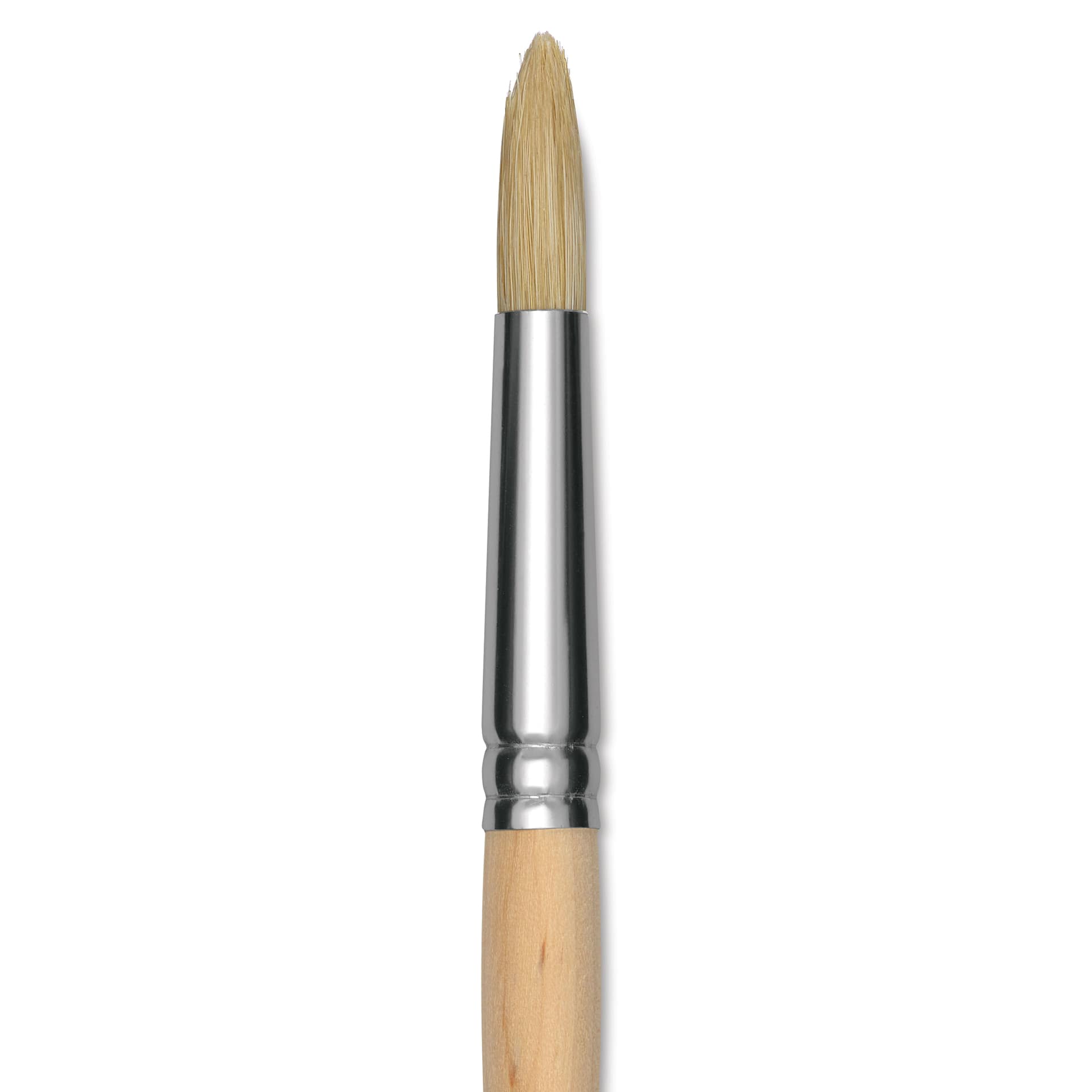 Dynasty Encaustic Brush - Round, Size 8, close-up