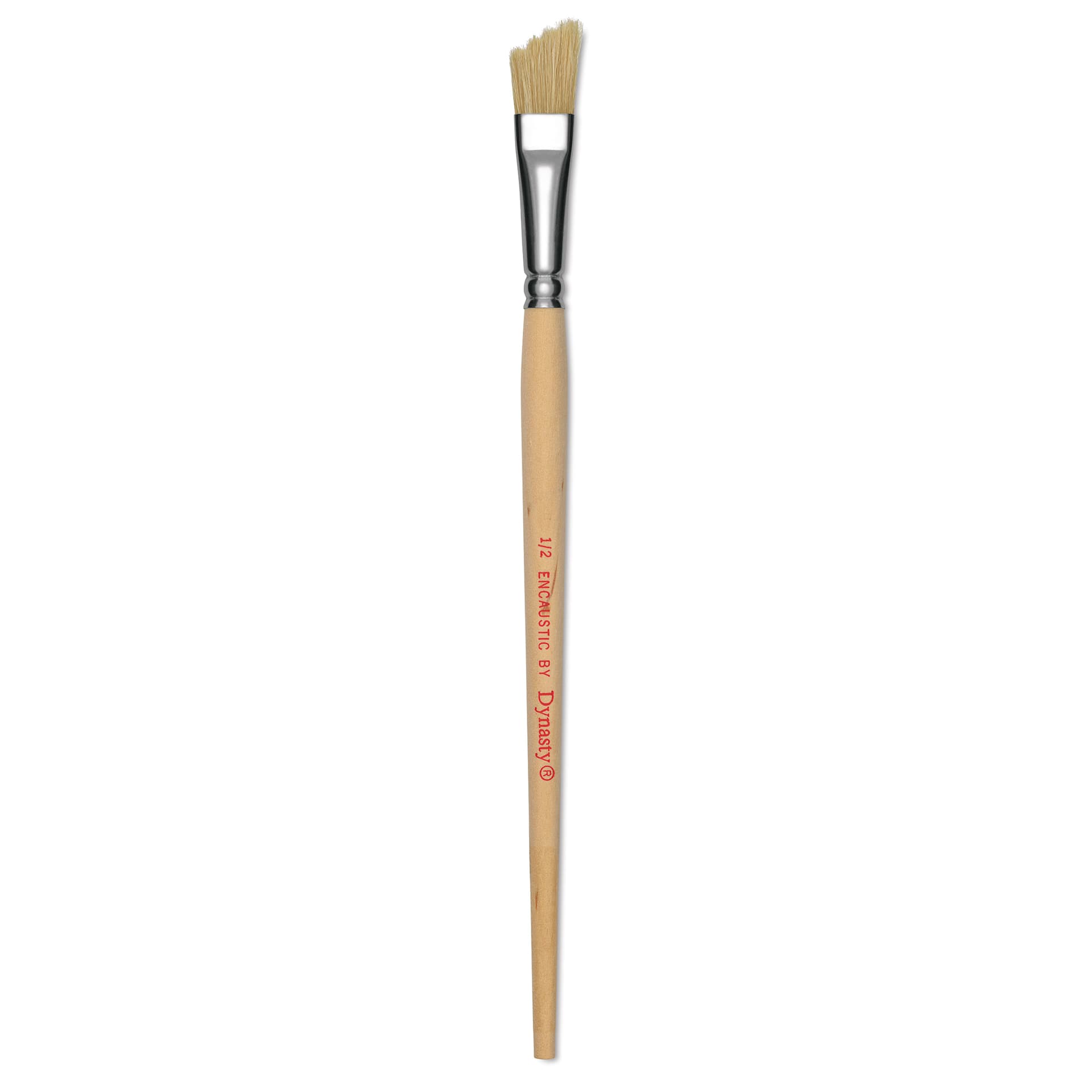 Dynasty Encaustic Brush - Wave Angle, Size 1/2"