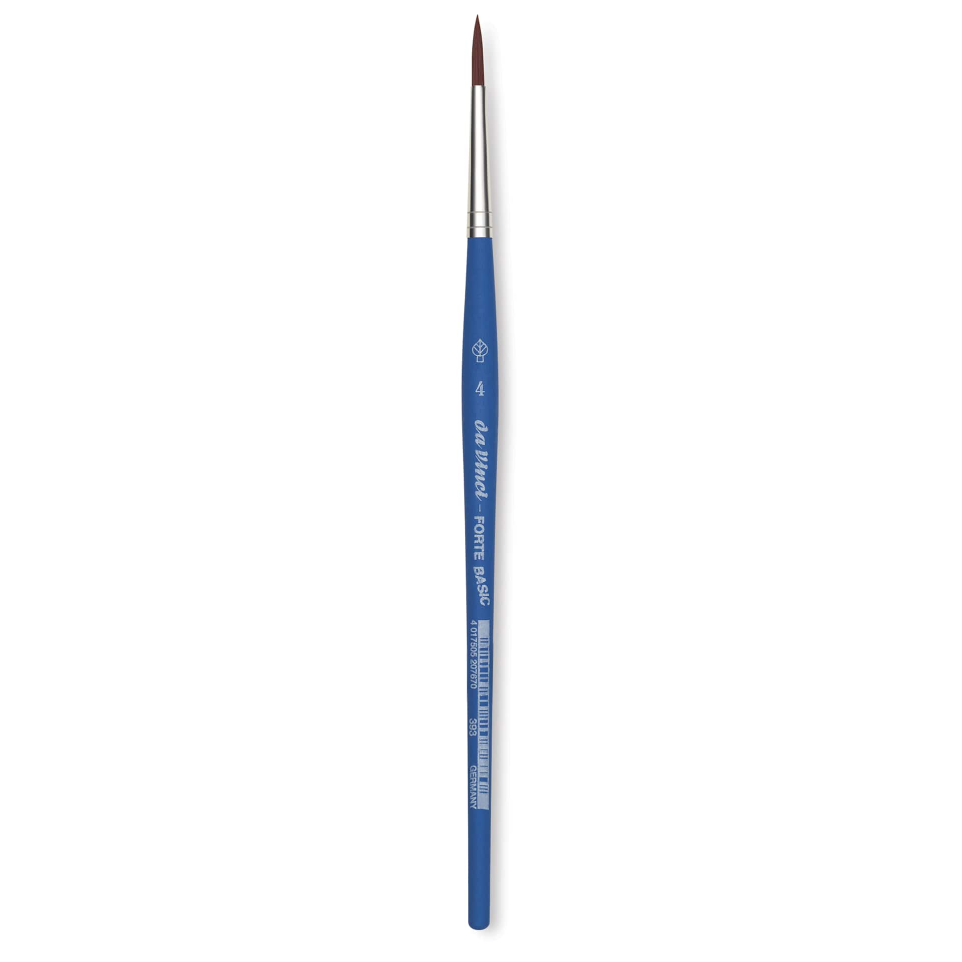 Da Vinci Forte Basic Synthetic Brush - Round, Short Handle, Size 4