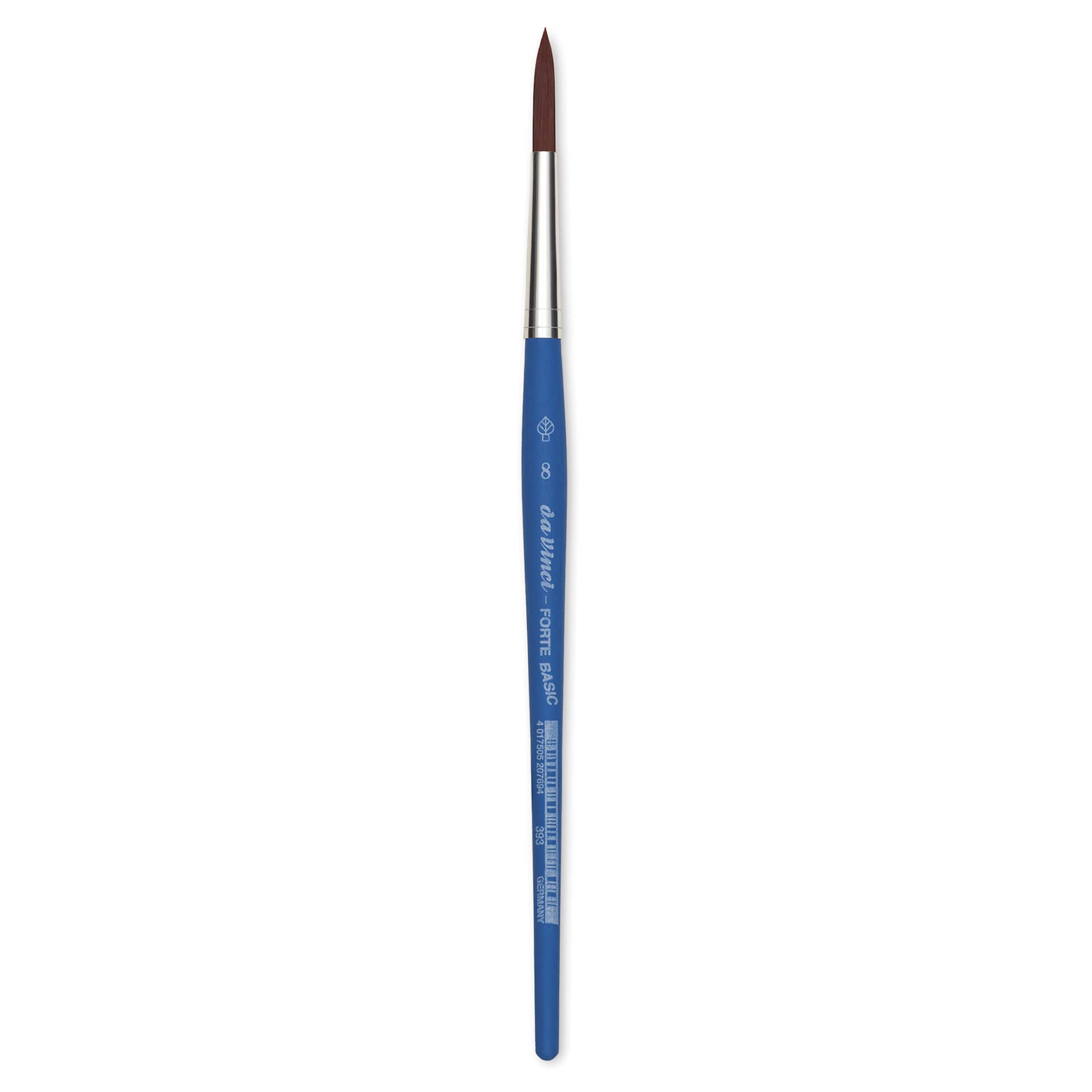 Da Vinci Forte Basic Synthetic Brush - Round, Short Handle, Size 8