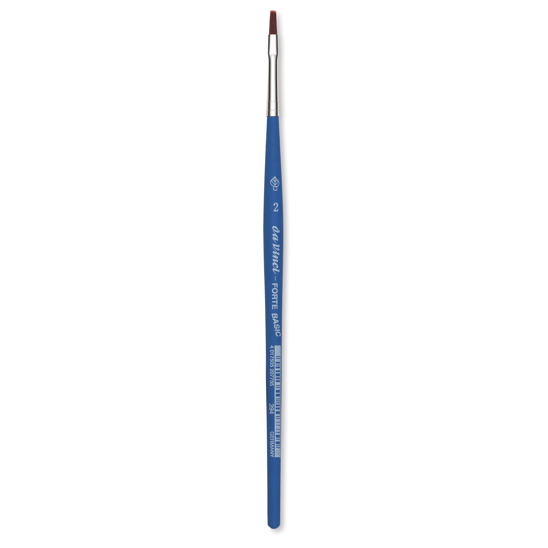 Da Vinci Forte Basic Synthetic Brush - Flat, Short Handle, Size 2