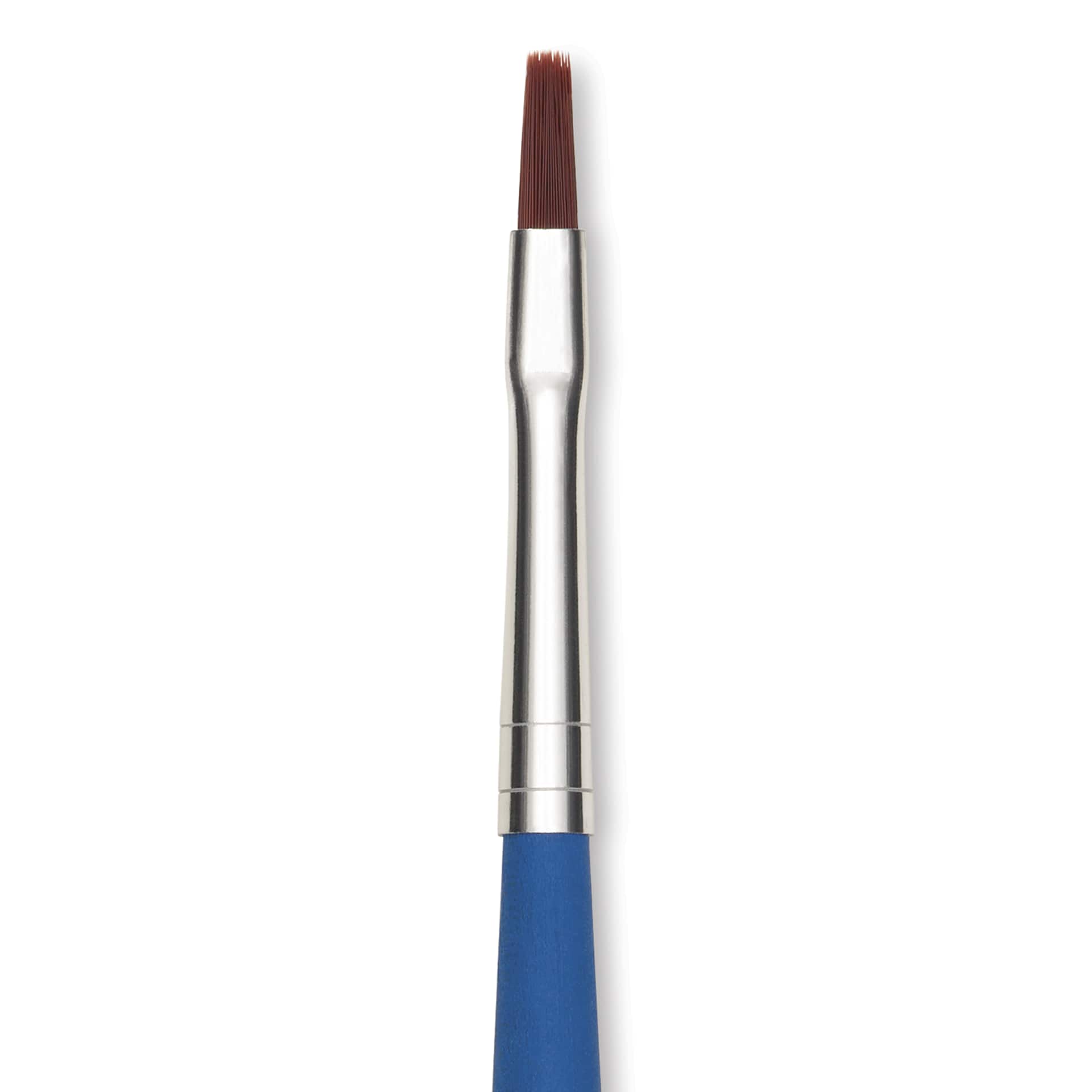 Da Vinci Forte Basic Synthetic Brush - Flat, Short Handle, Size 2, close-up