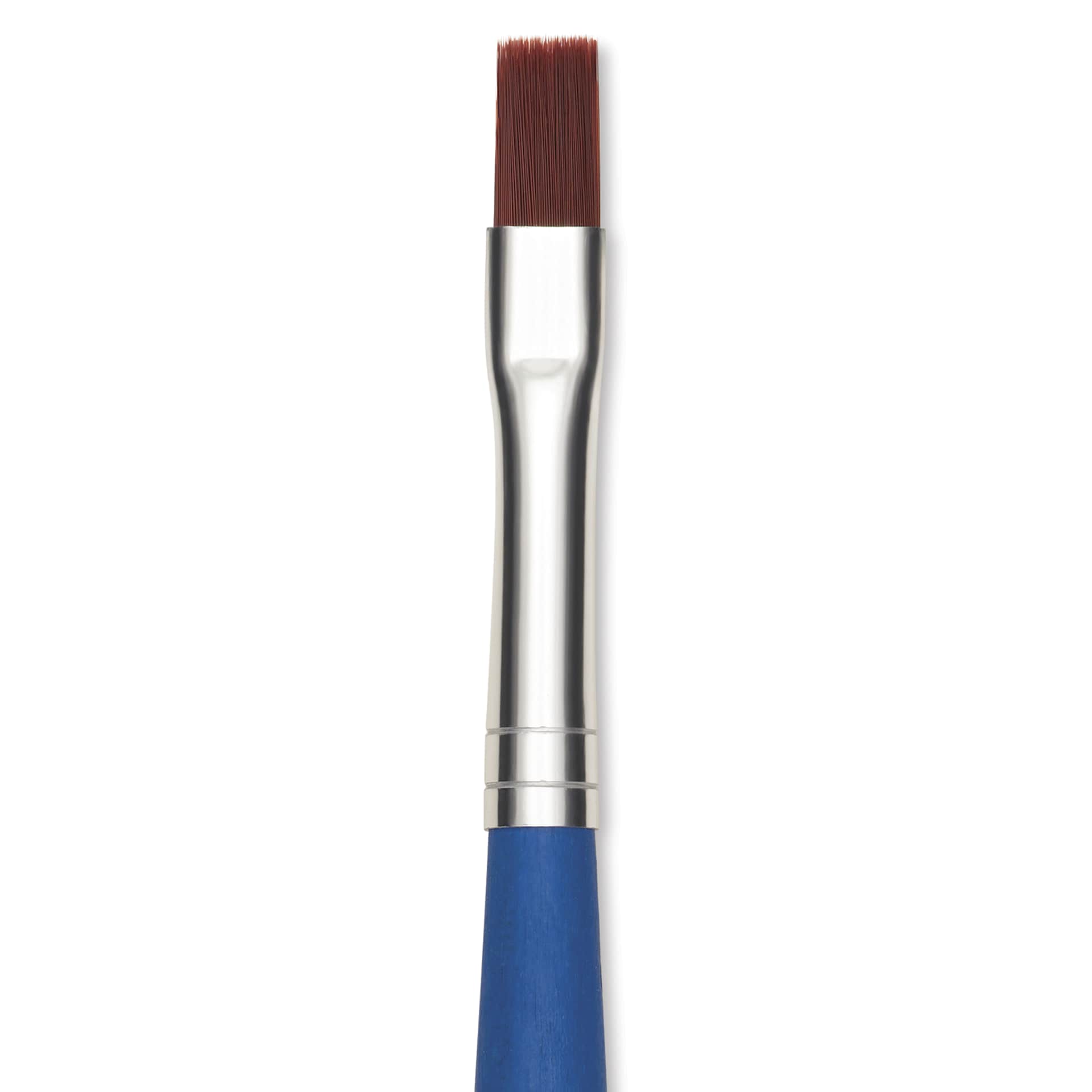 Da Vinci Forte Basic Synthetic Brush - Flat, Short Handle, Size 6, close-up