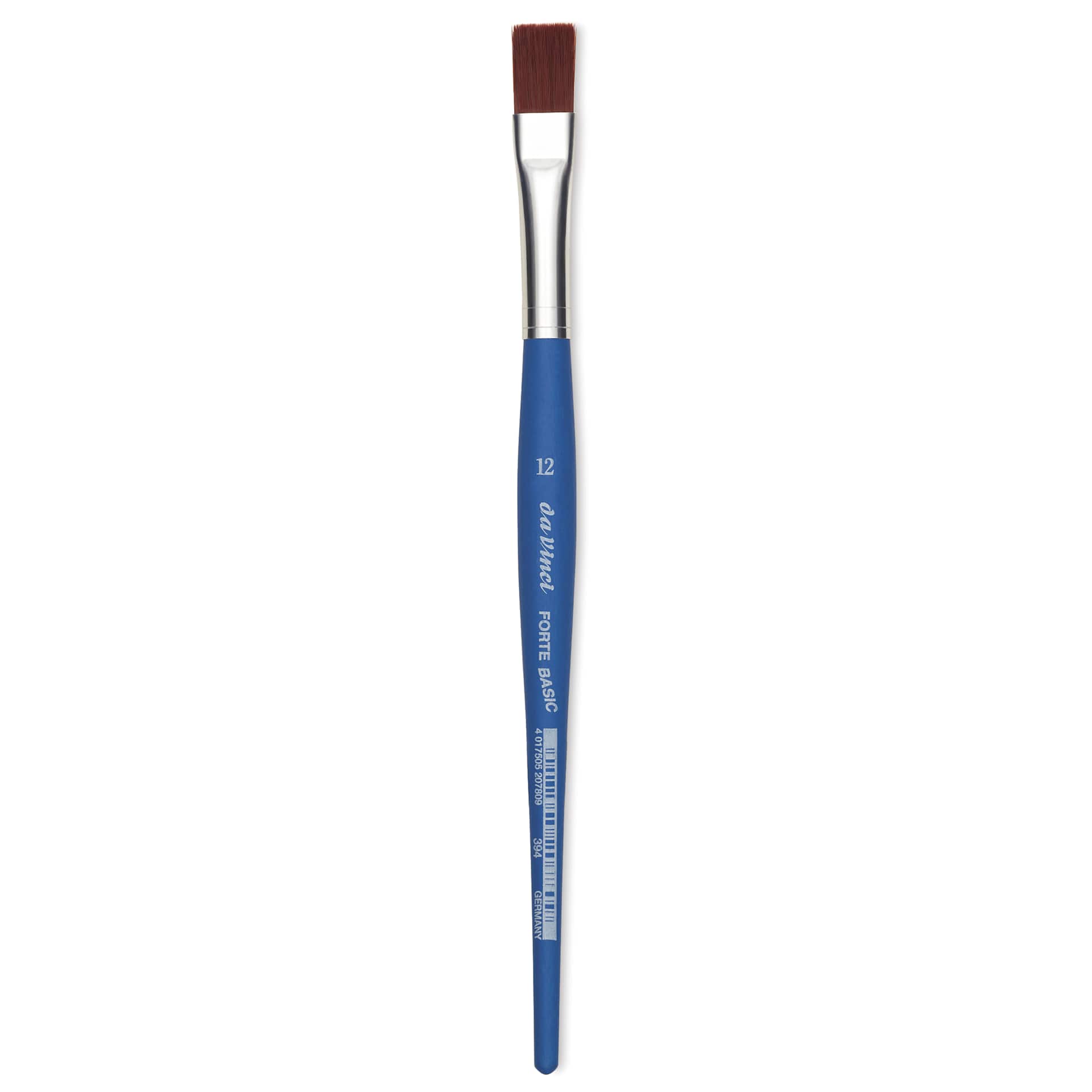 Da Vinci Forte Basic Synthetic Brush - Flat, Short Handle, Size 12
