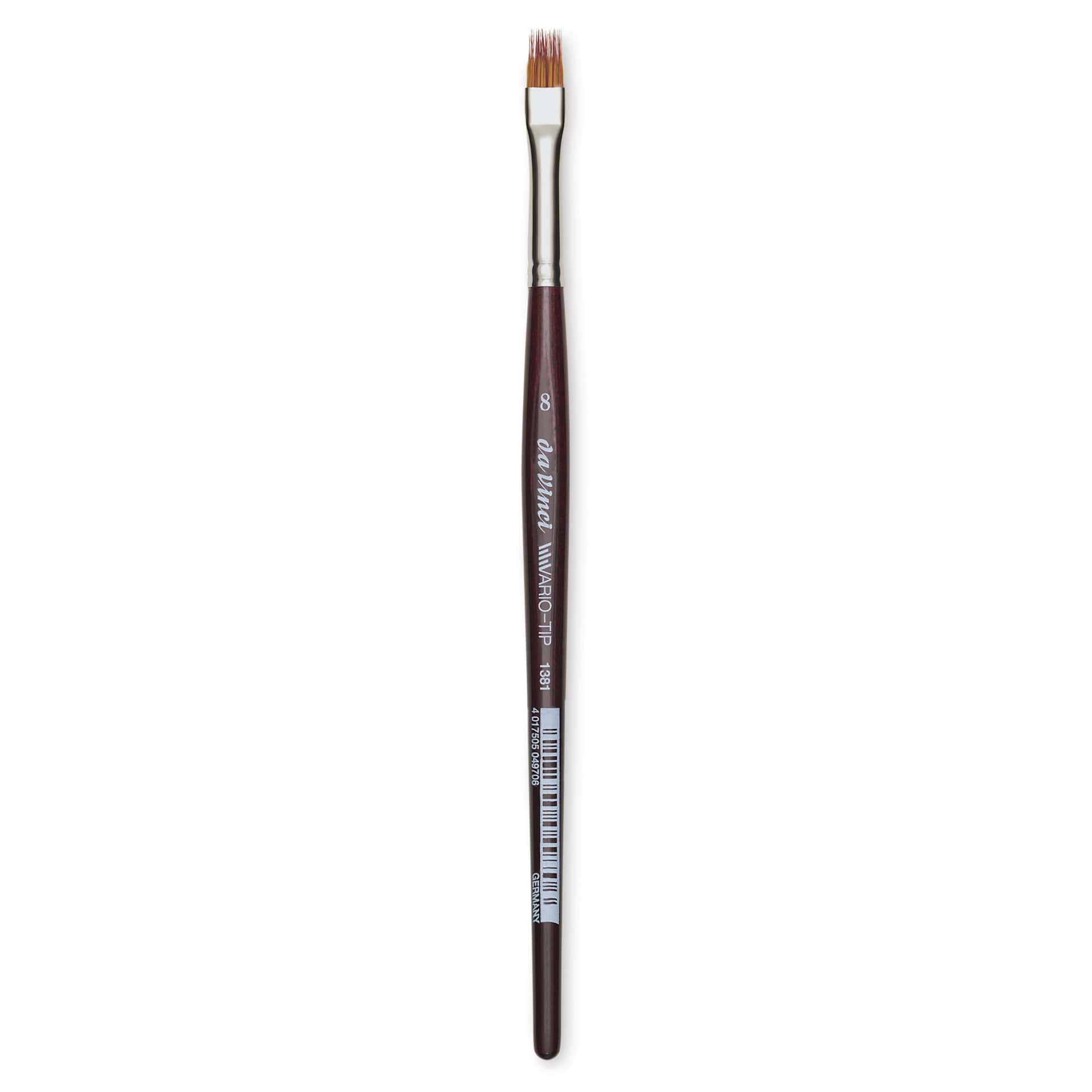 Da Vinci Vario Tip Synthetic Brush - 1381 Flat, Size 8