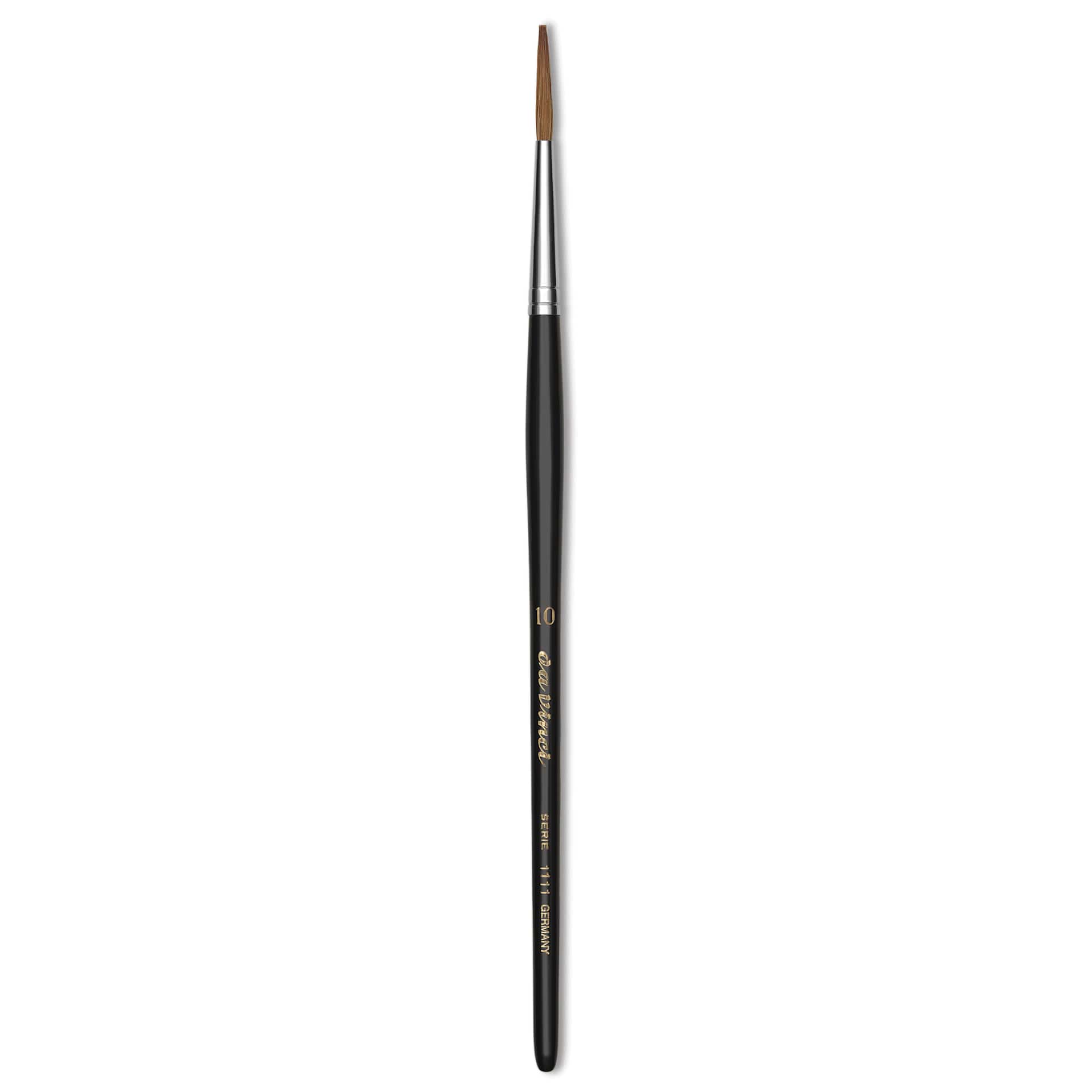 Da Vinci Kolinsky Red Sable Lettering Brushes - Short Handle, Size 10