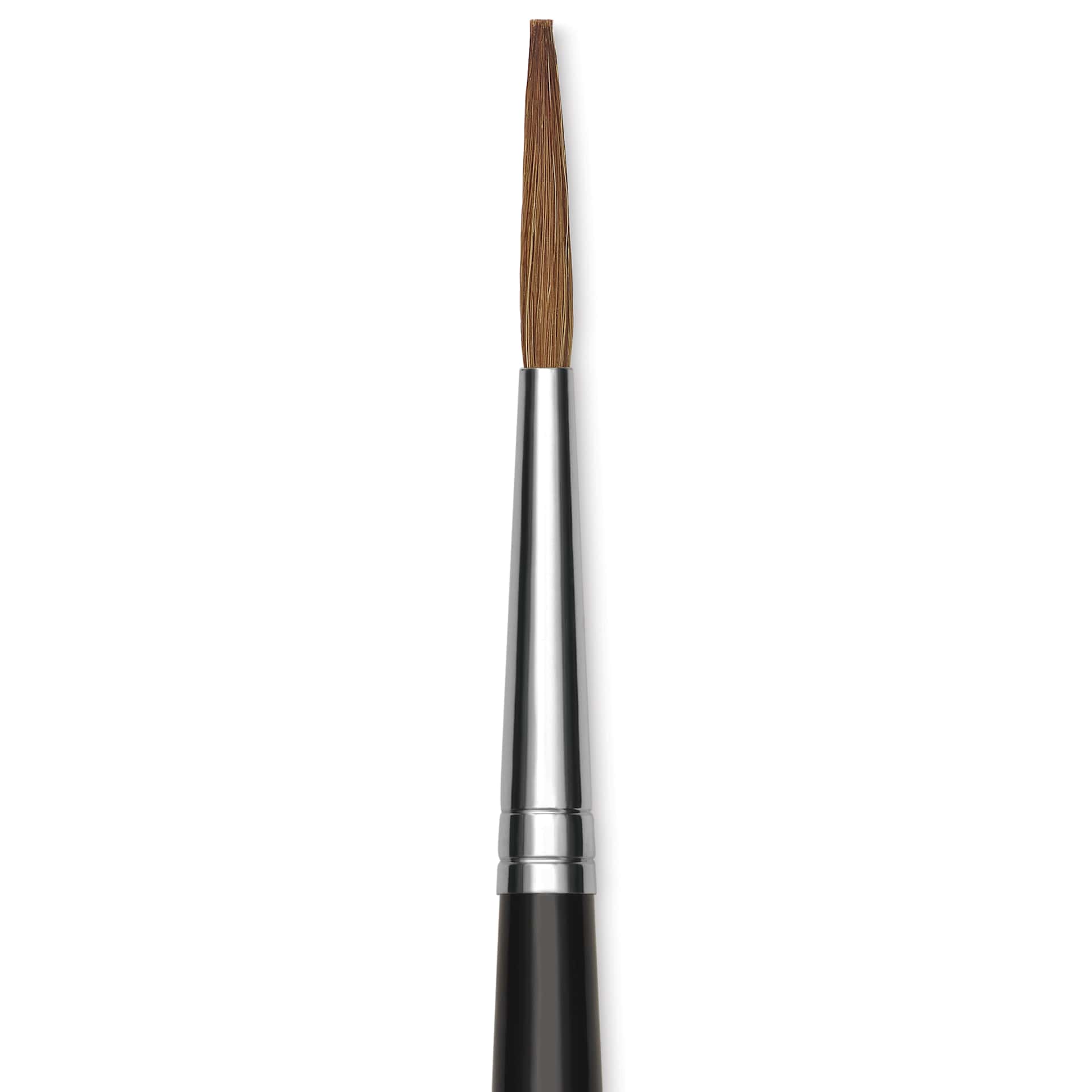 Da Vinci Kolinsky Red Sable Lettering Brushes - Short Handle, Size 10, close-up