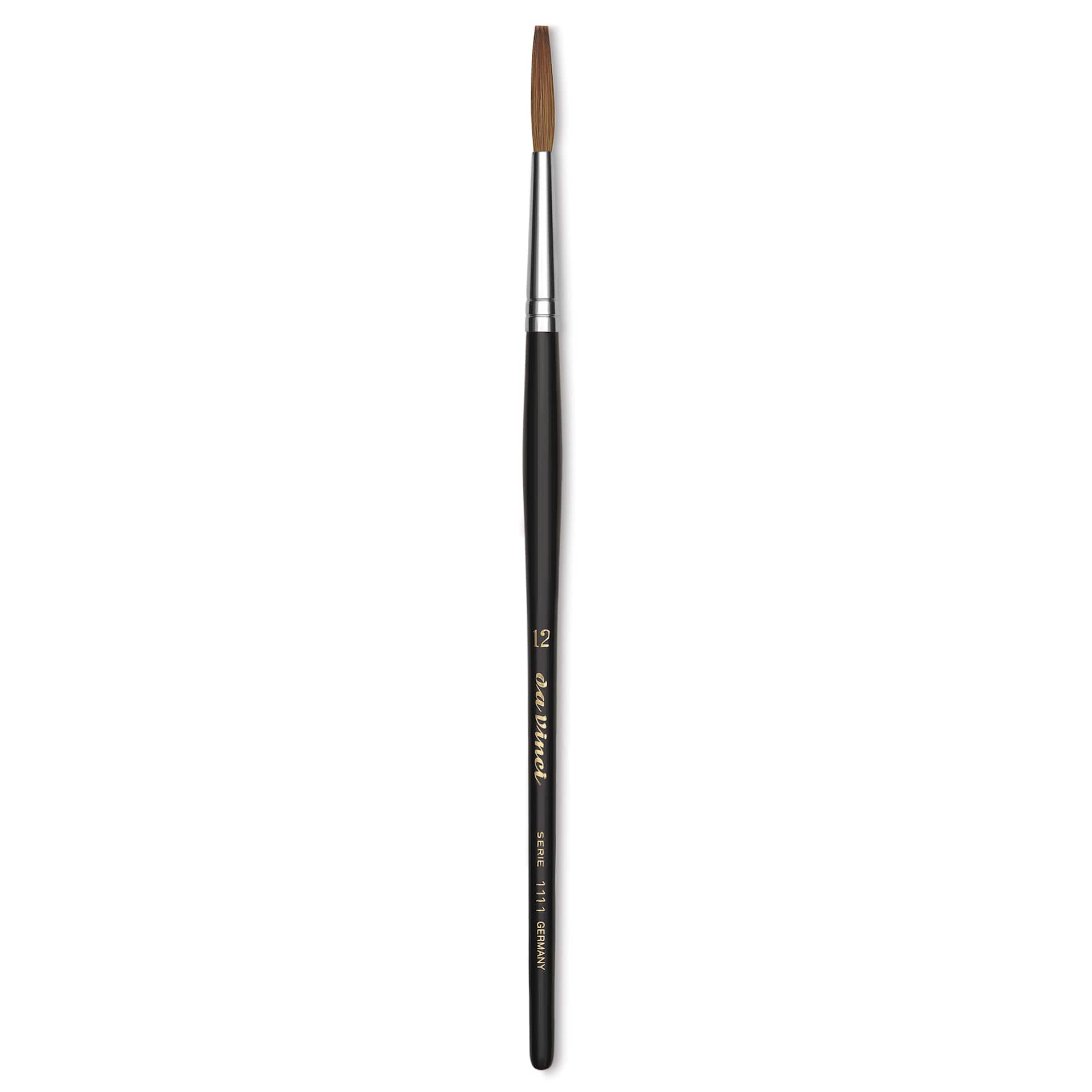 Da Vinci Kolinsky Red Sable Lettering Brushes - Short Handle, Size 12