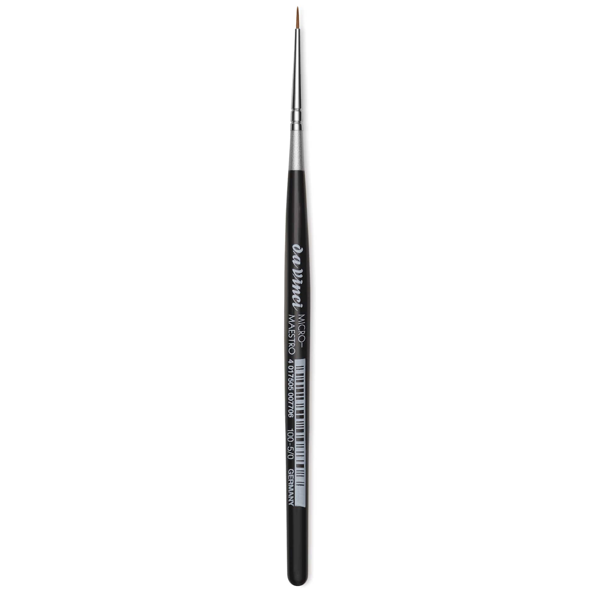 Da Vinci Micro Maestro Kolinsky Brush - Round, Short Handle, Size 5/0
