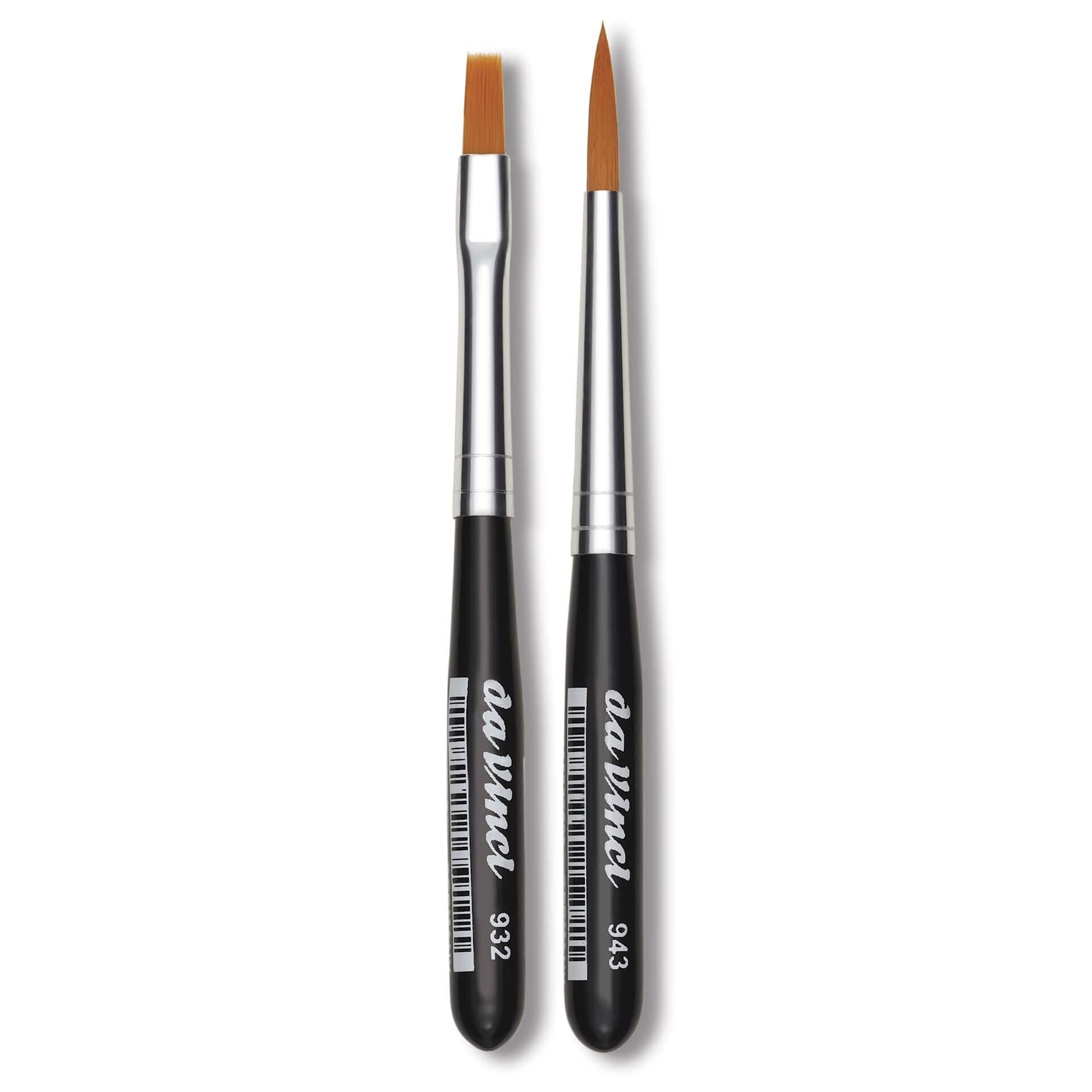 Da Vinci Nova XS Synthetic Brushes, laid out