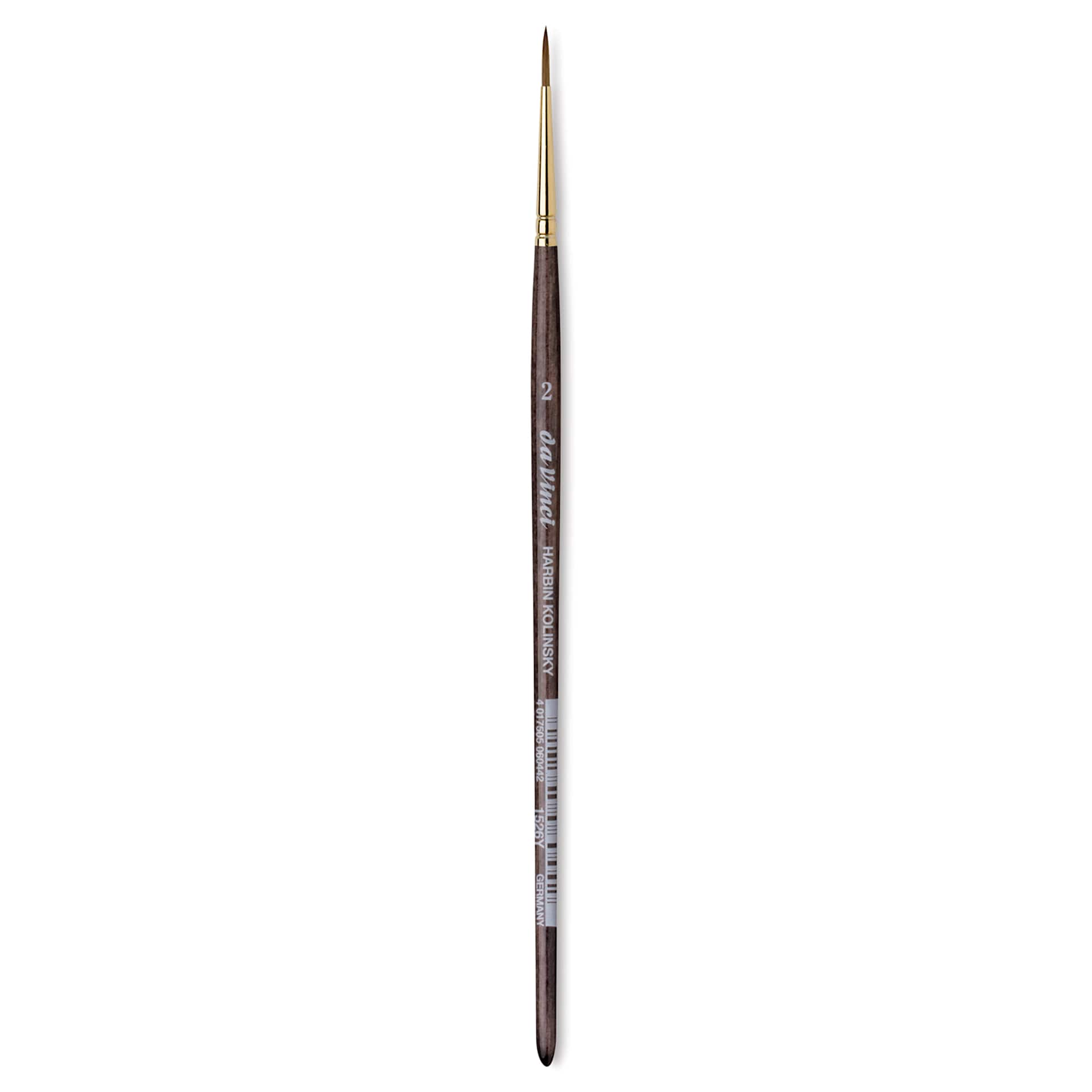 Da Vinci Harbin Kolinsky Brush - Sharp Round, Short Handle, Size 2