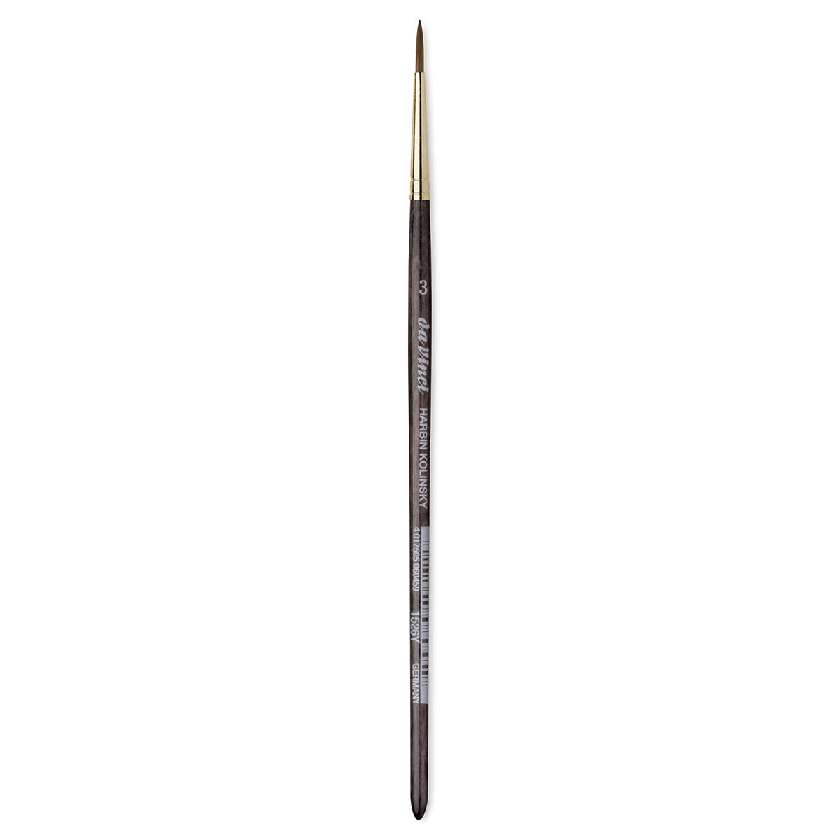 Da Vinci Harbin Kolinsky Brush - Sharp Round, Short Handle, Size 3