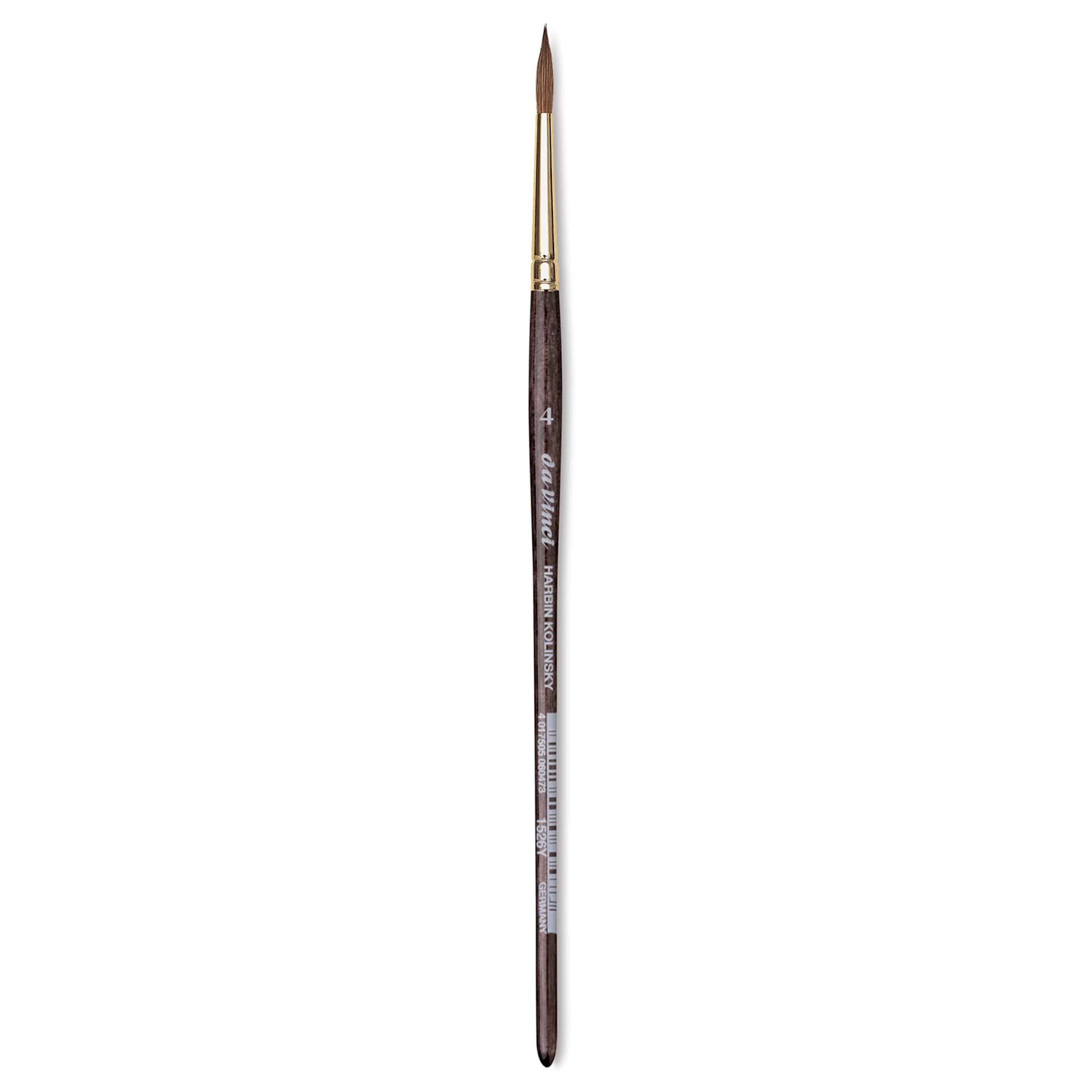 Da Vinci Harbin Kolinsky Brush - Sharp Round, Short Handle, Size 4