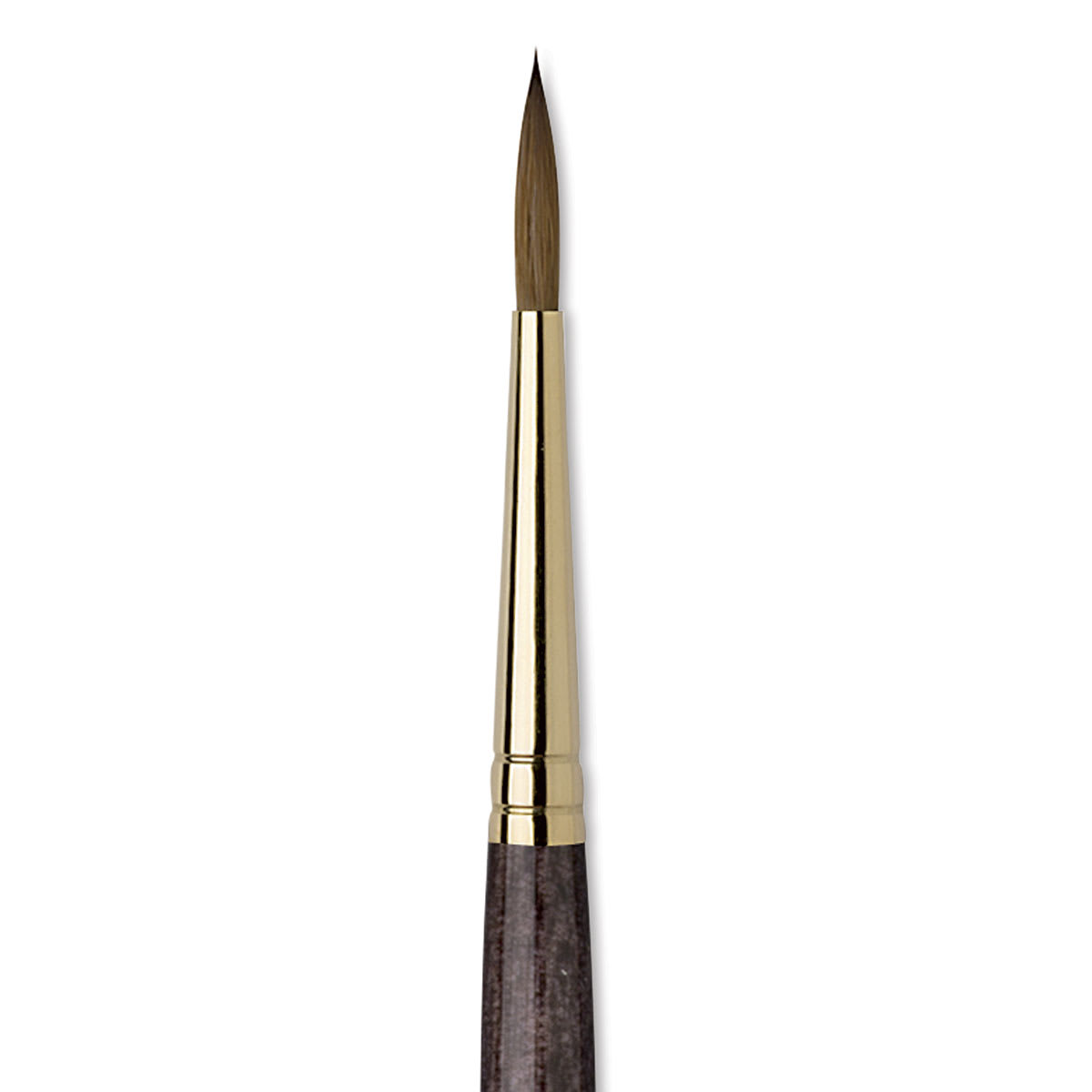 Da Vinci Harbin Kolinsky Brush - Sharp Round, Short Handle, Size 5 close up
