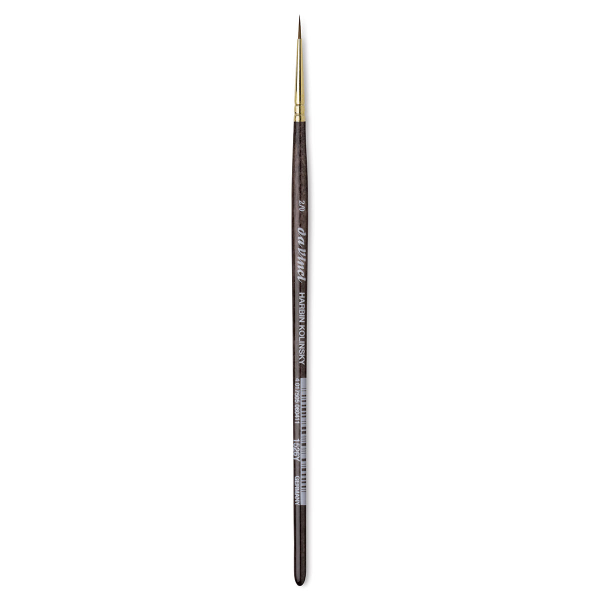 Da Vinci Harbin Kolinsky Brush - Sharp Round, Short Handle, 2/0